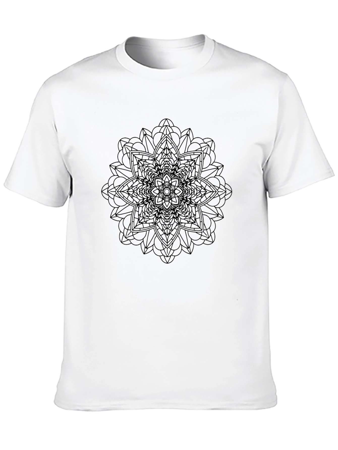 Black Mandala Graphic T-Shirt