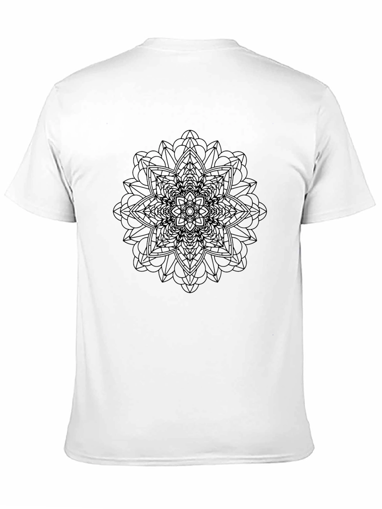 Black Mandala Graphic T-Shirt