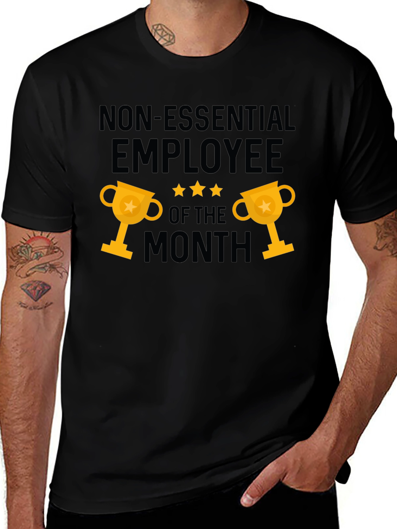 Non-Essential Employee of the Month Graphic Tee