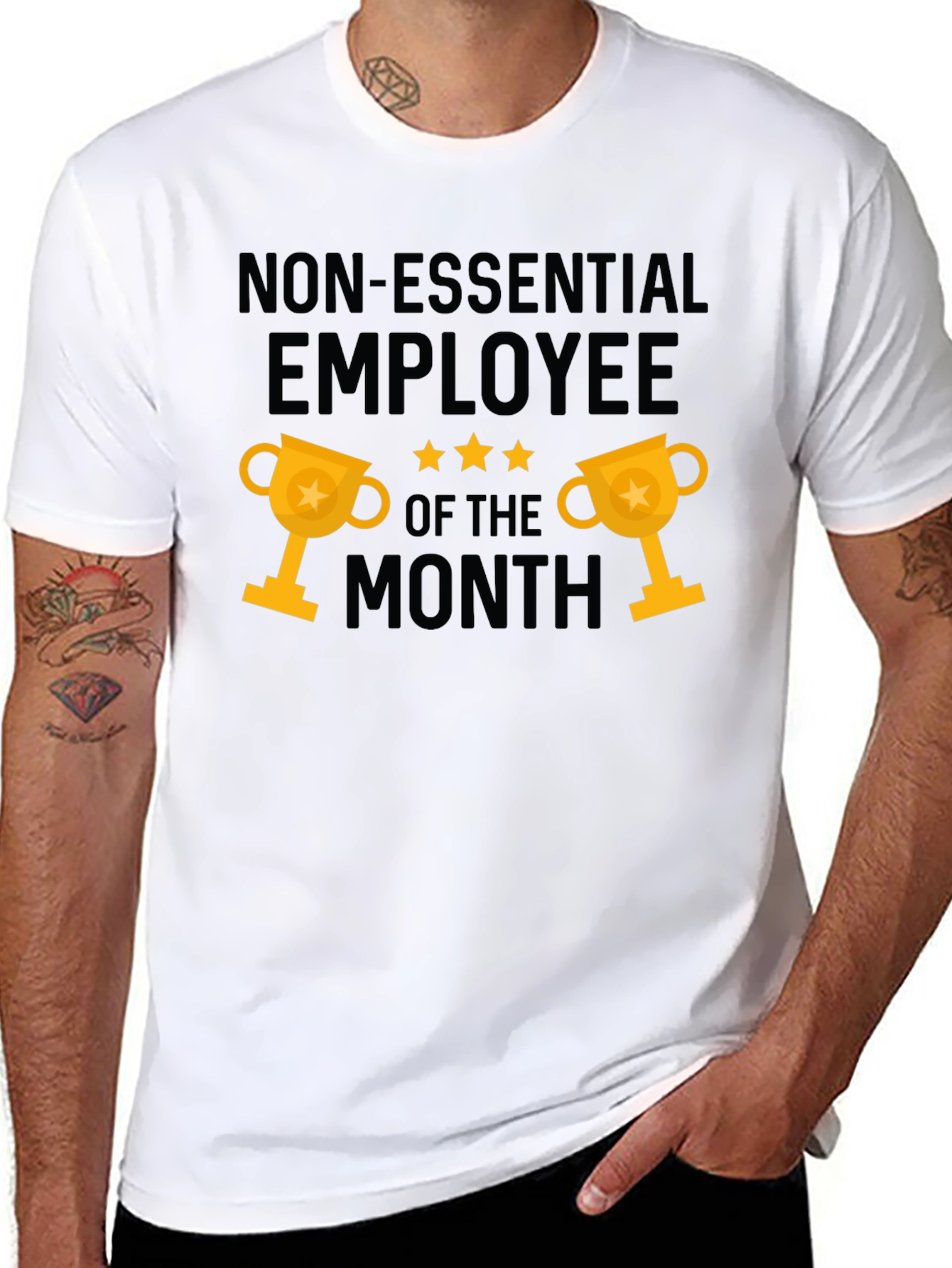 Non-Essential Employee of the Month Graphic Tee