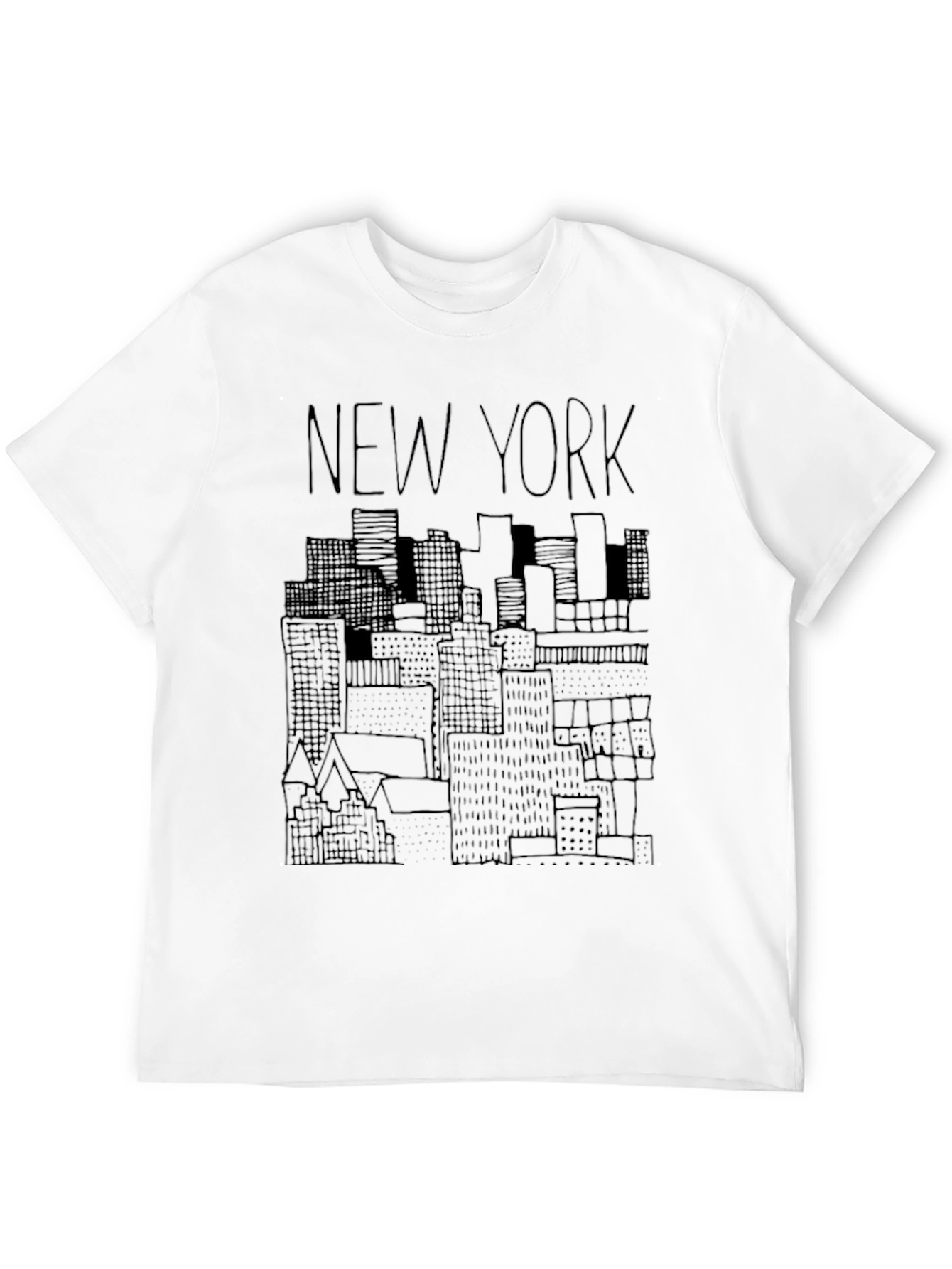 New York Skyline Graphic T-Shirt