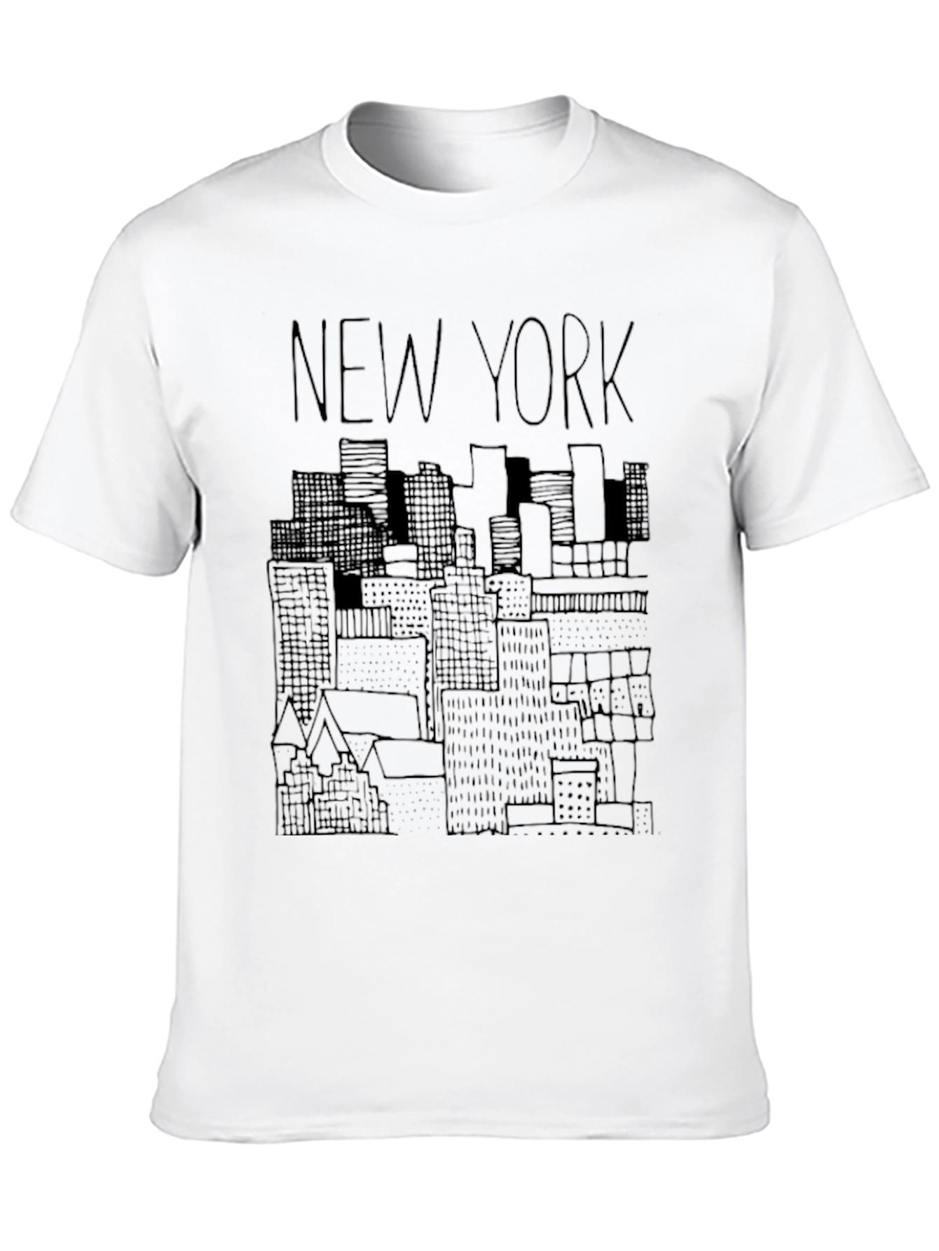 New York Skyline Graphic T-Shirt