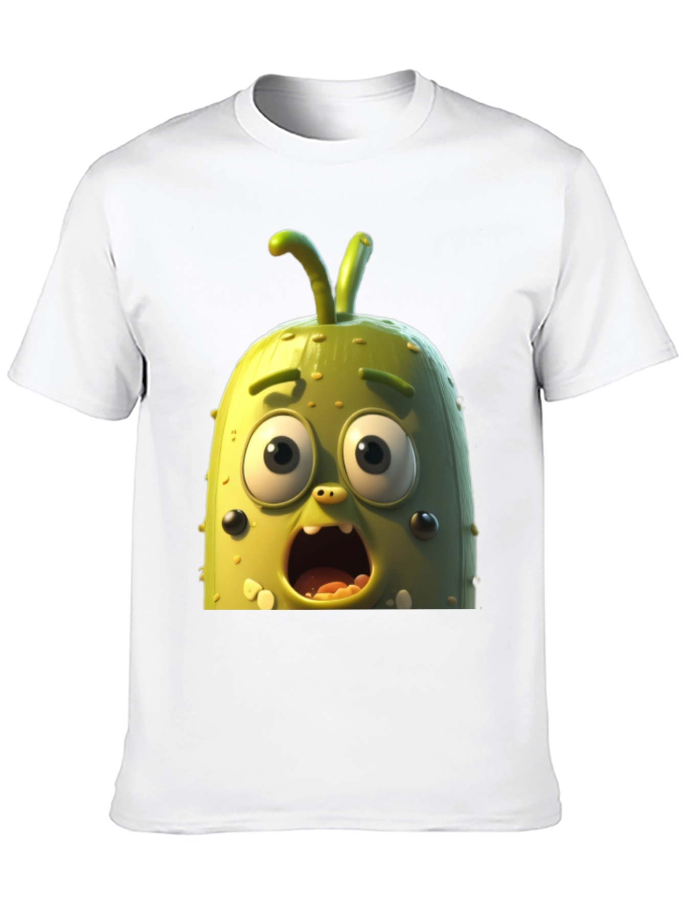 Pickle Rick T-Shirt - Black Cartoon Tee