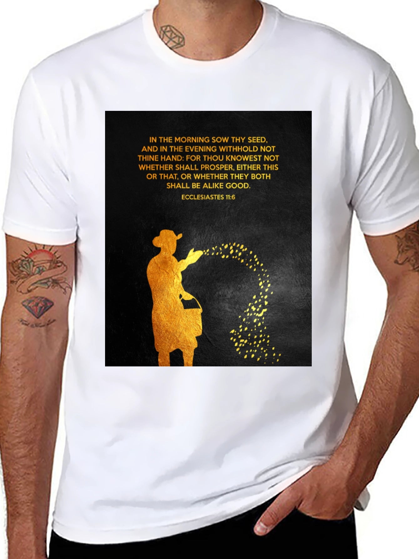 Inspirational Graphic Tee - Sow Thy Seed