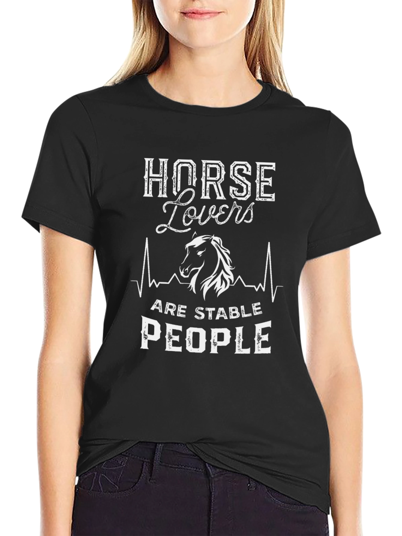 Horse Lovers T-Shirt - Stable People Tee