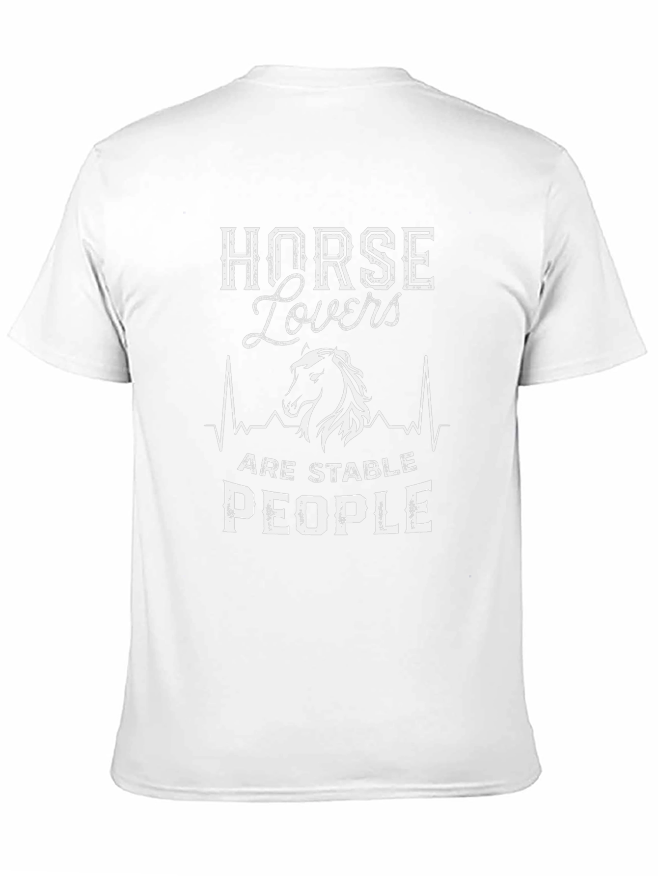 Horse Lovers T-Shirt - Stable People Tee