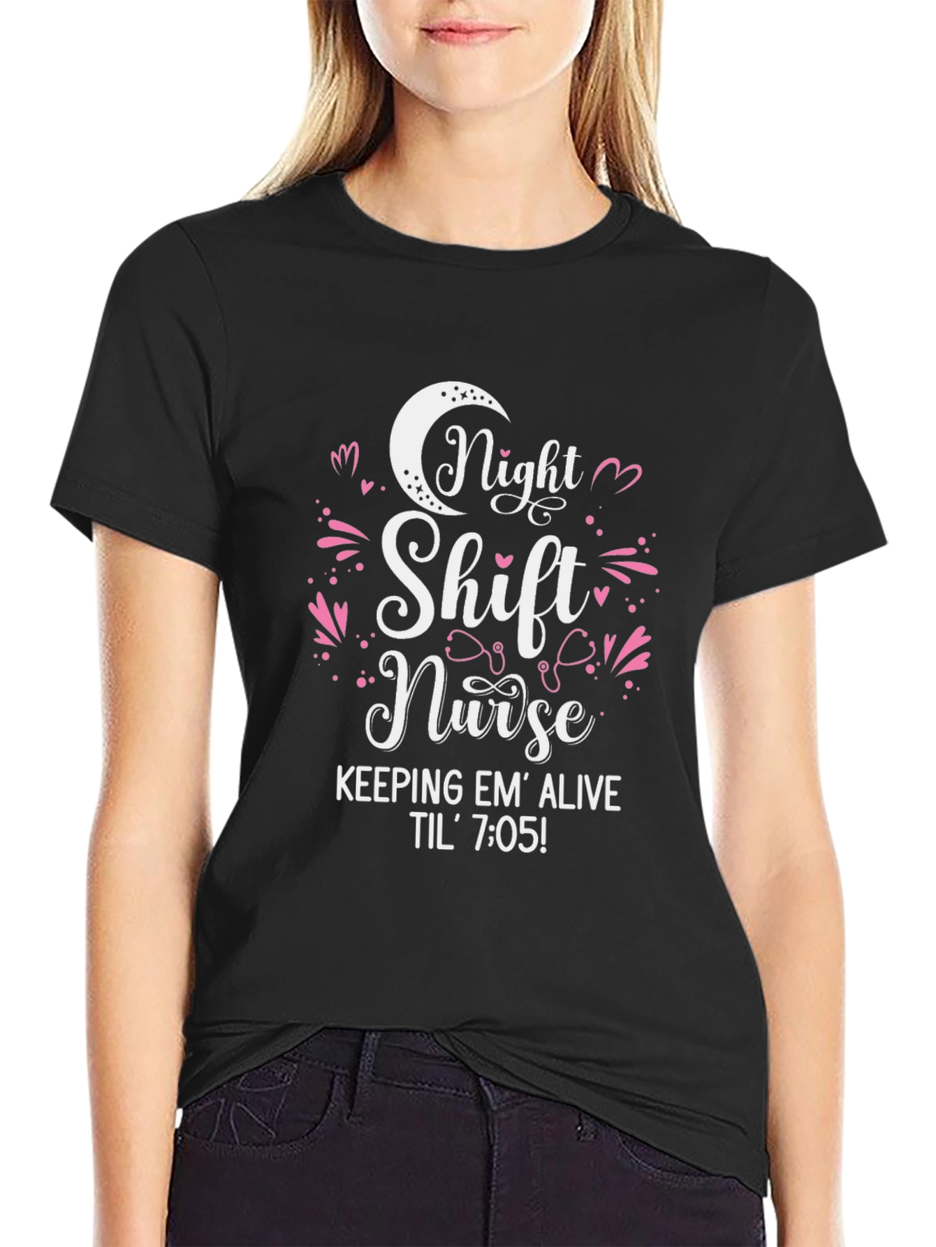 Night Shift Nurse Graphic Tee