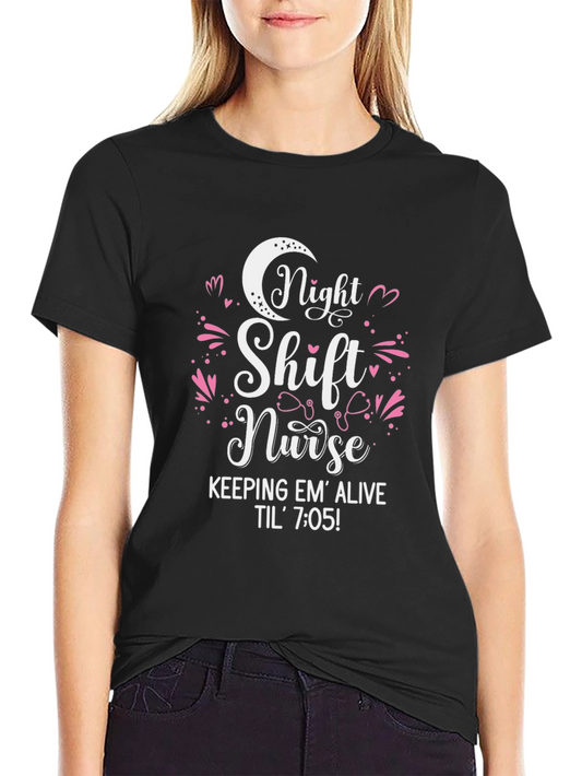 Night Shift Nurse Graphic Tee