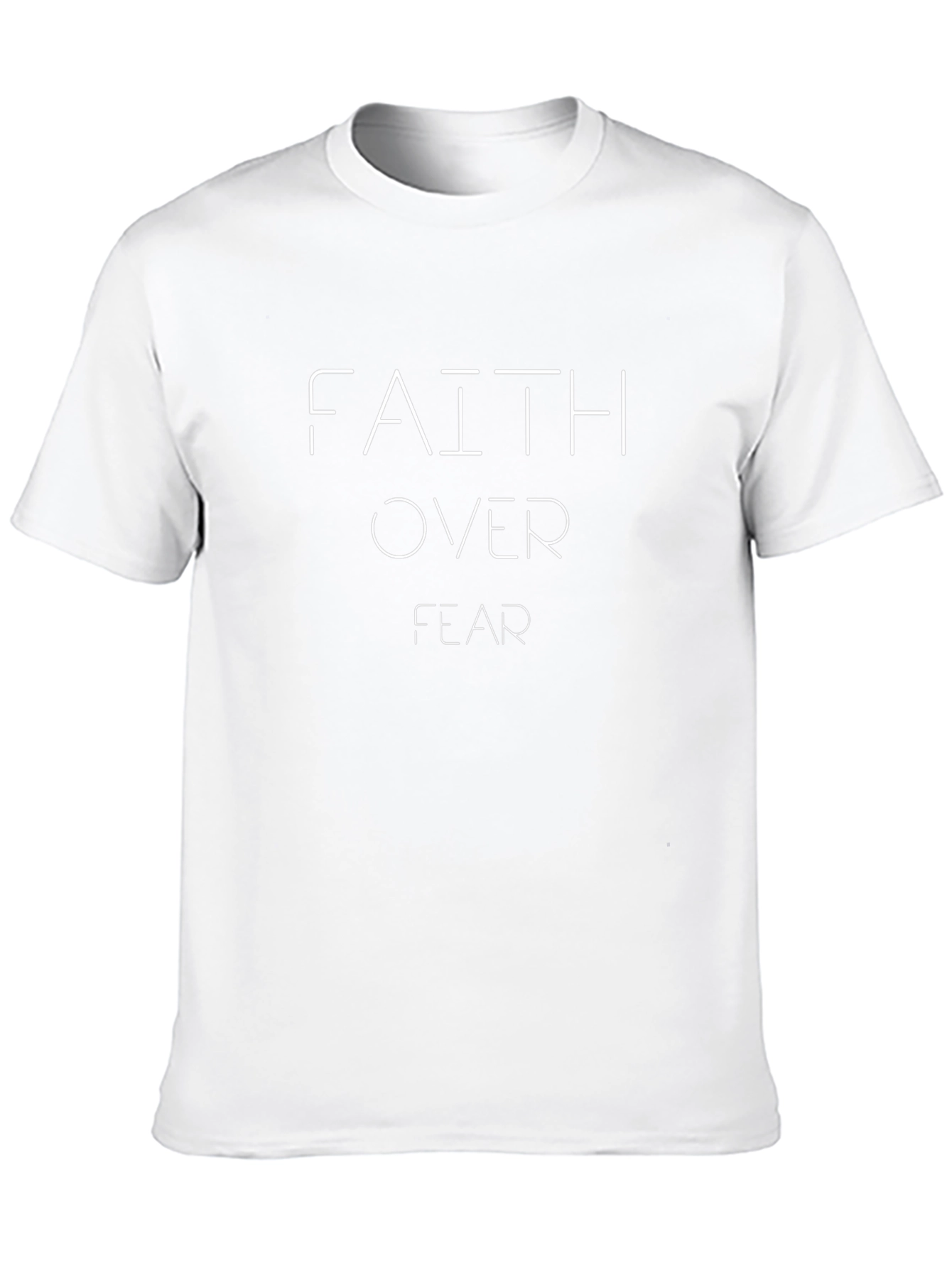 Faith Over Fear Graphic Tee - Black T-Shirt