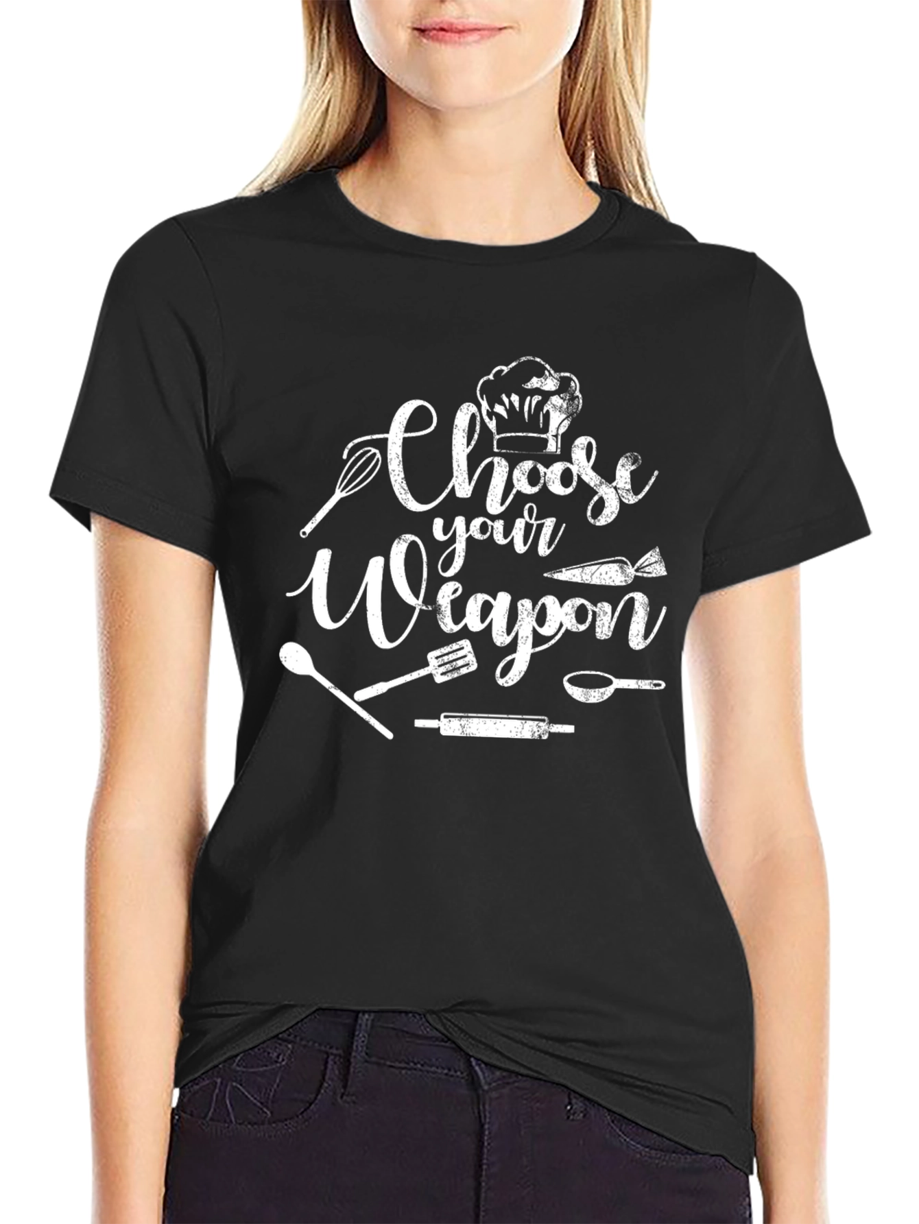 Choose Your Weapon Chef T-Shirt Culinary Apparel
