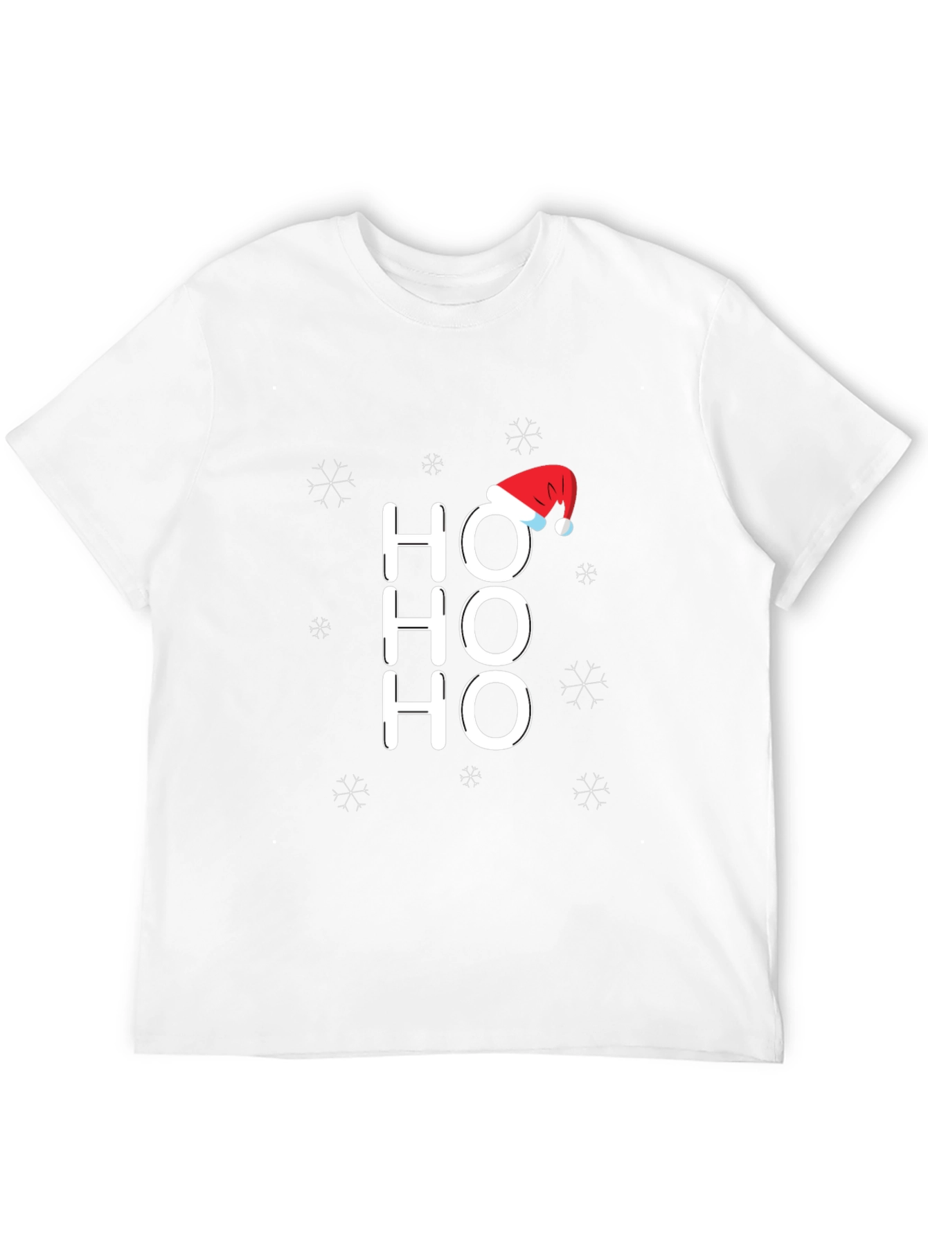 Festive Ho Ho Ho Christmas T-Shirt - Holiday Cheer!