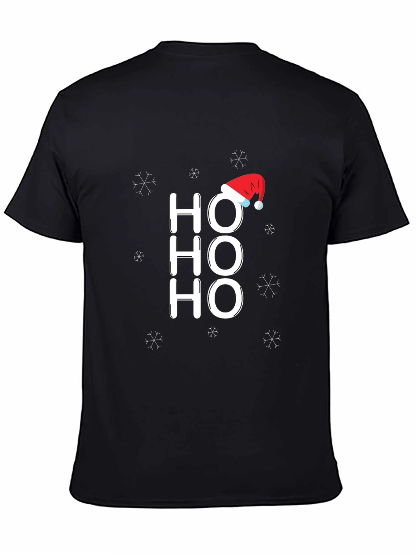 Festive Ho Ho Ho Christmas T-Shirt - Holiday Cheer!