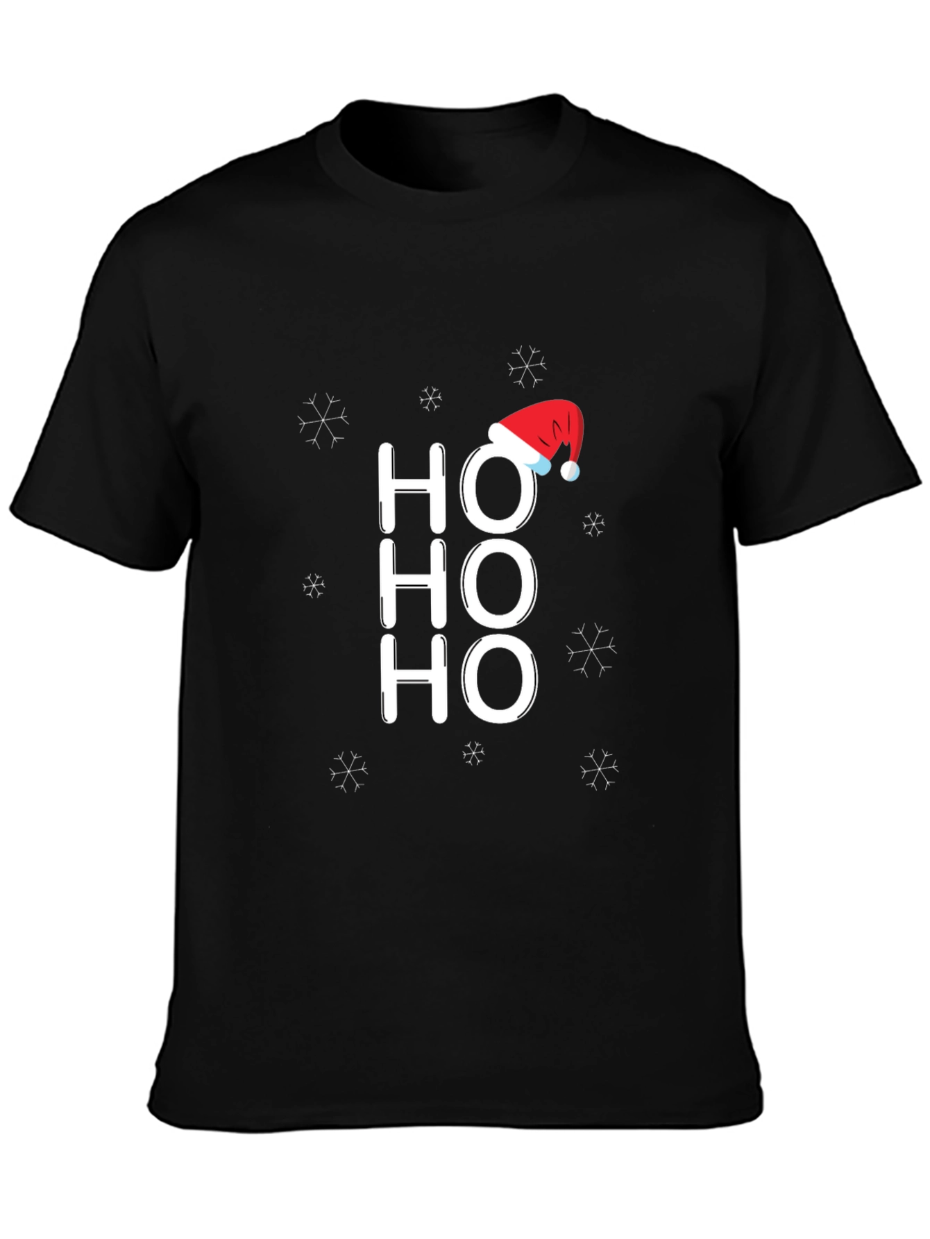 Festive Ho Ho Ho Christmas T-Shirt - Holiday Cheer!
