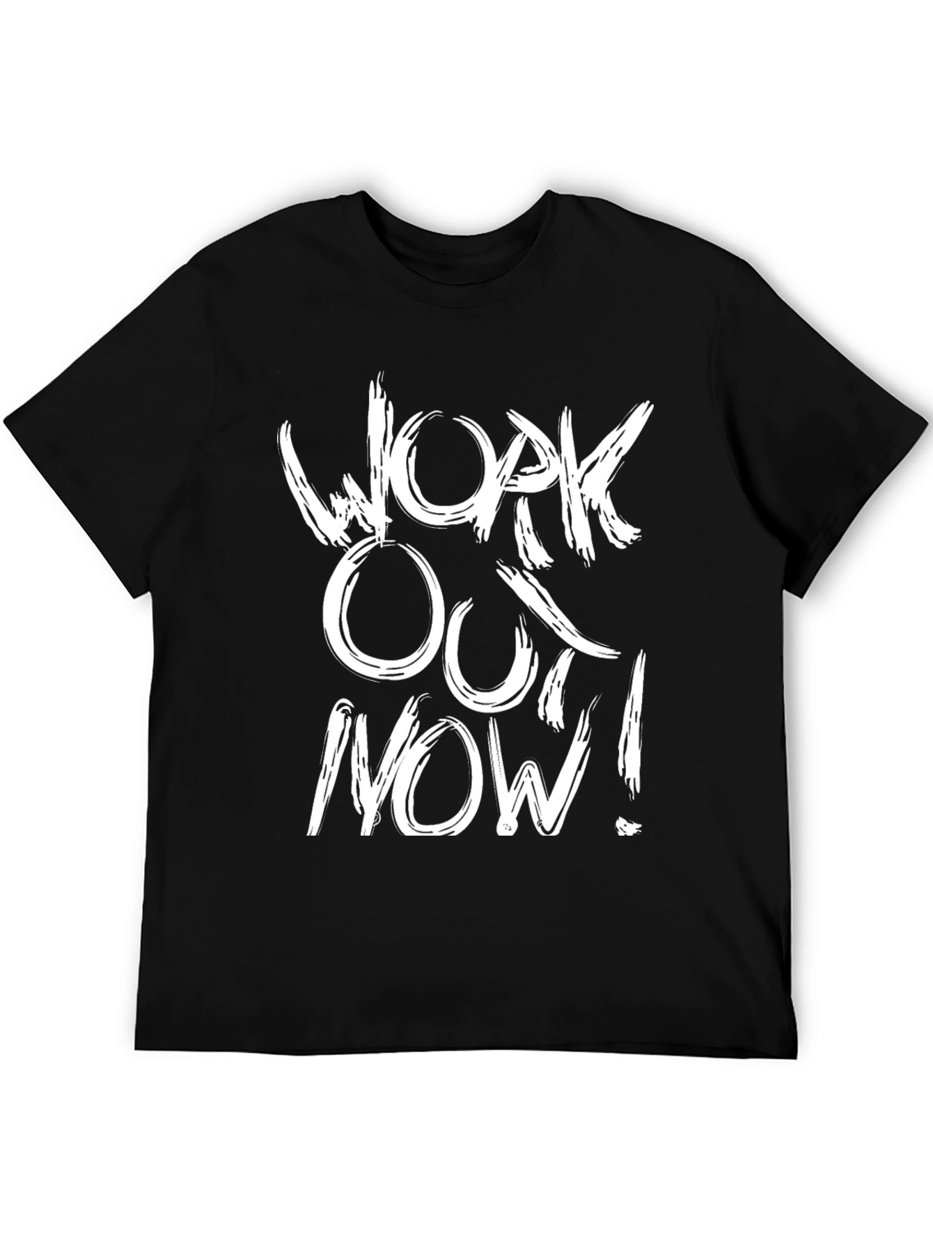Workout Now! Graphic Tee - Black