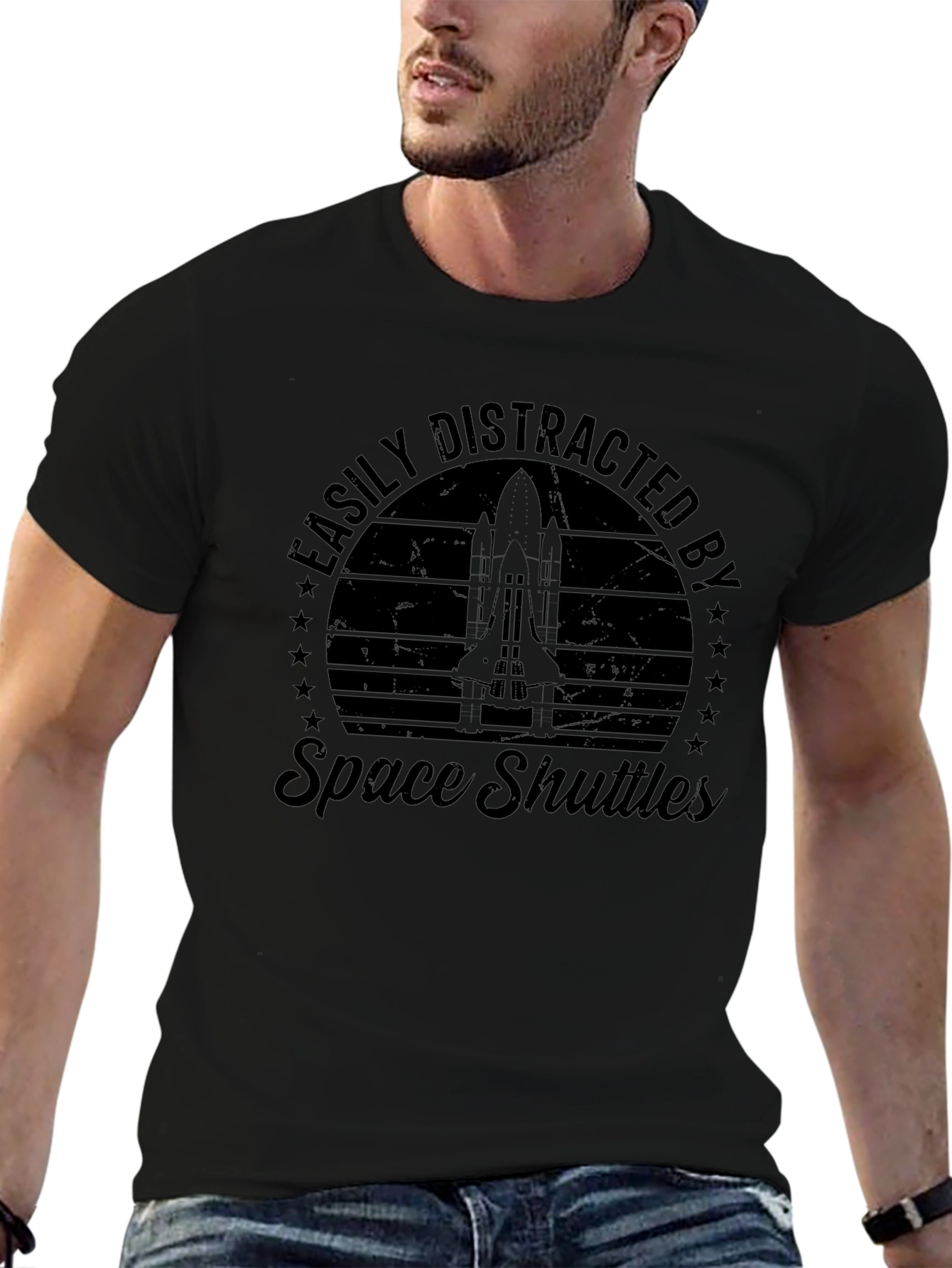 Easily Distracted by Space Shuttles T-Shirt