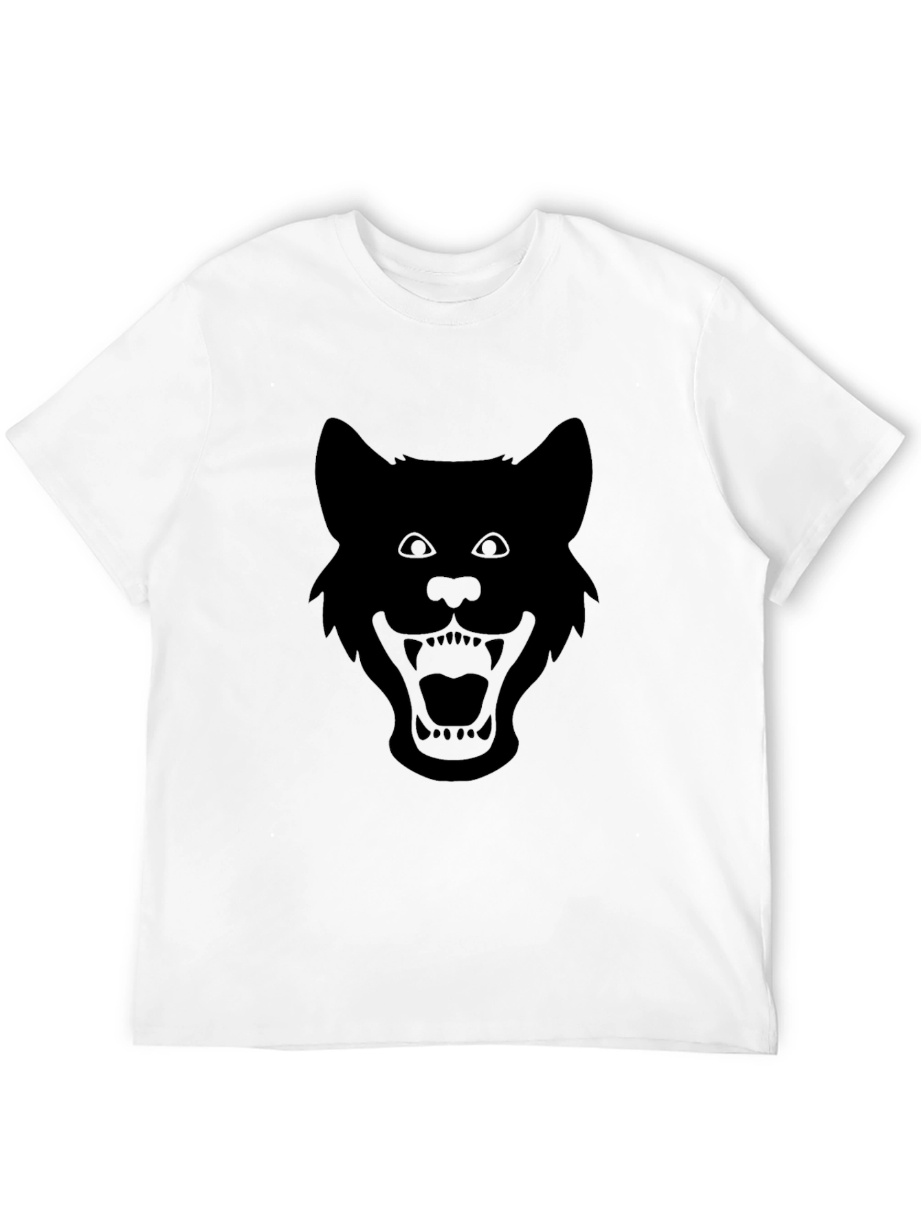 Black Wolf Graphic Tee - Fierce Style
