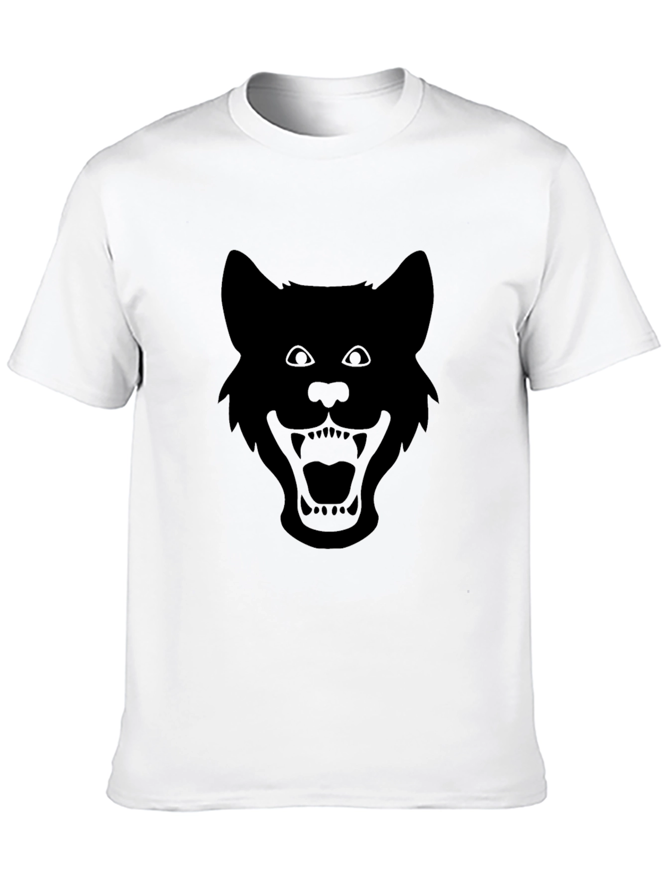 Black Wolf Graphic Tee - Fierce Style