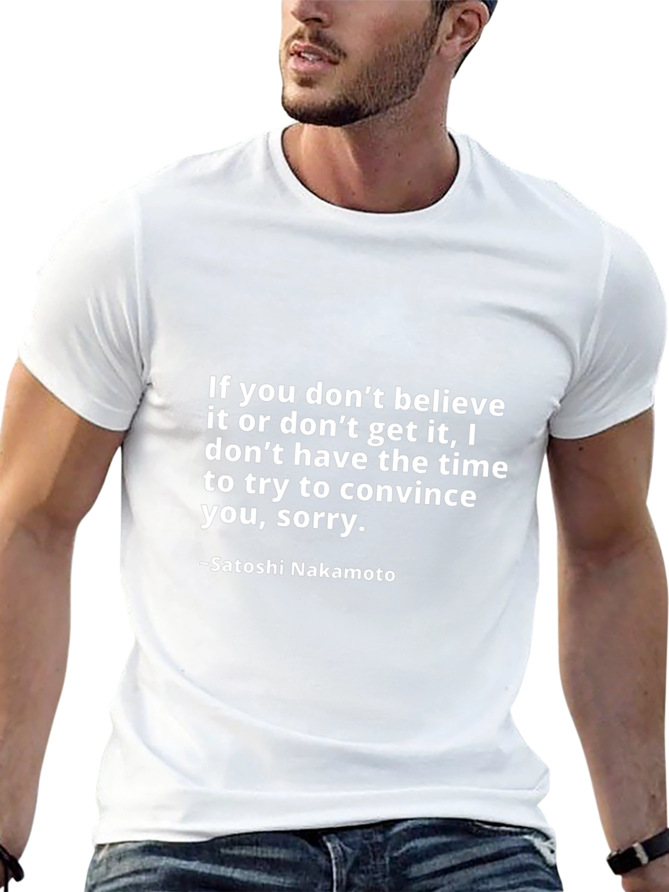 Satoshi Nakamoto Quote Graphic Tee
