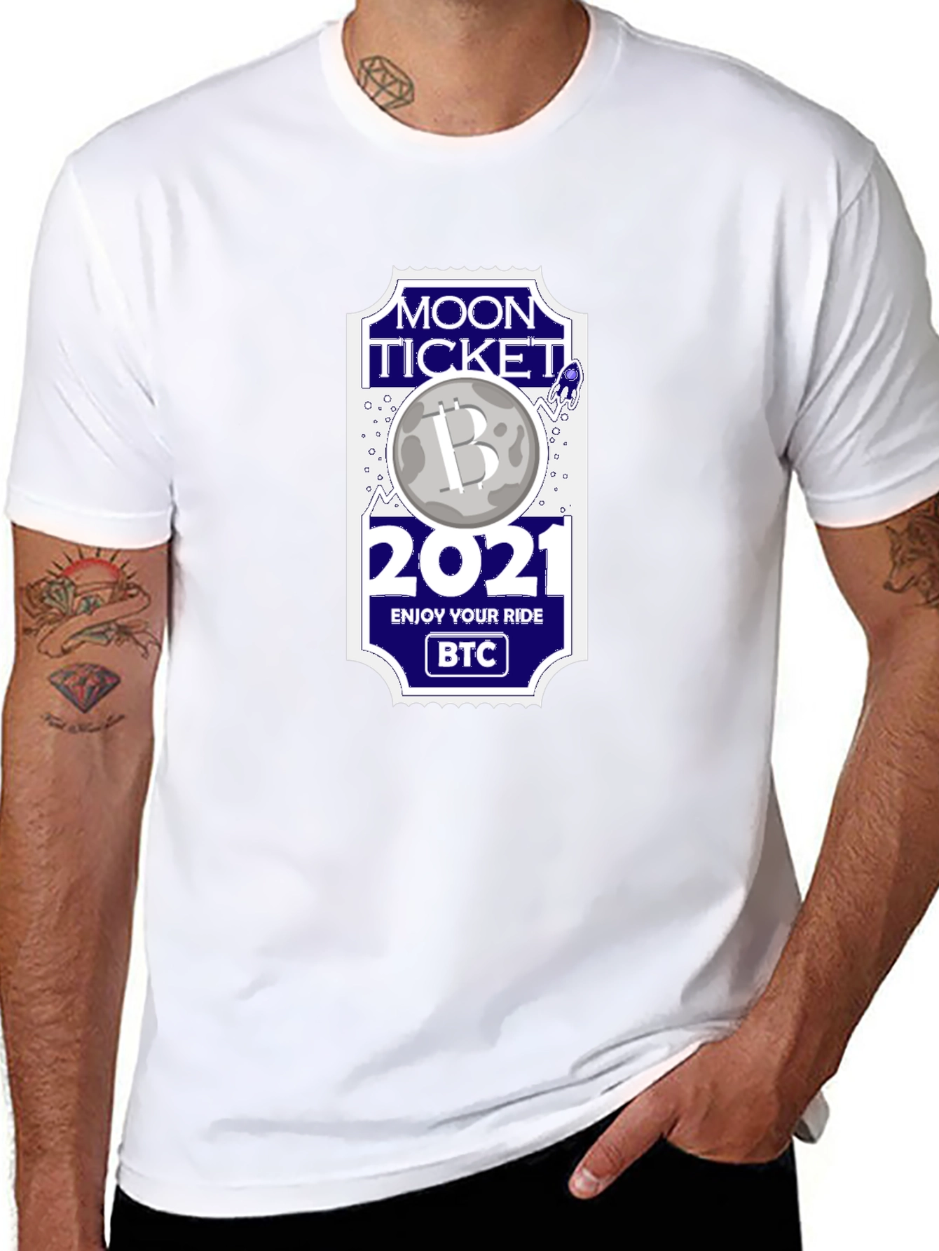 Moon Ticket 2021 BTC T-Shirt