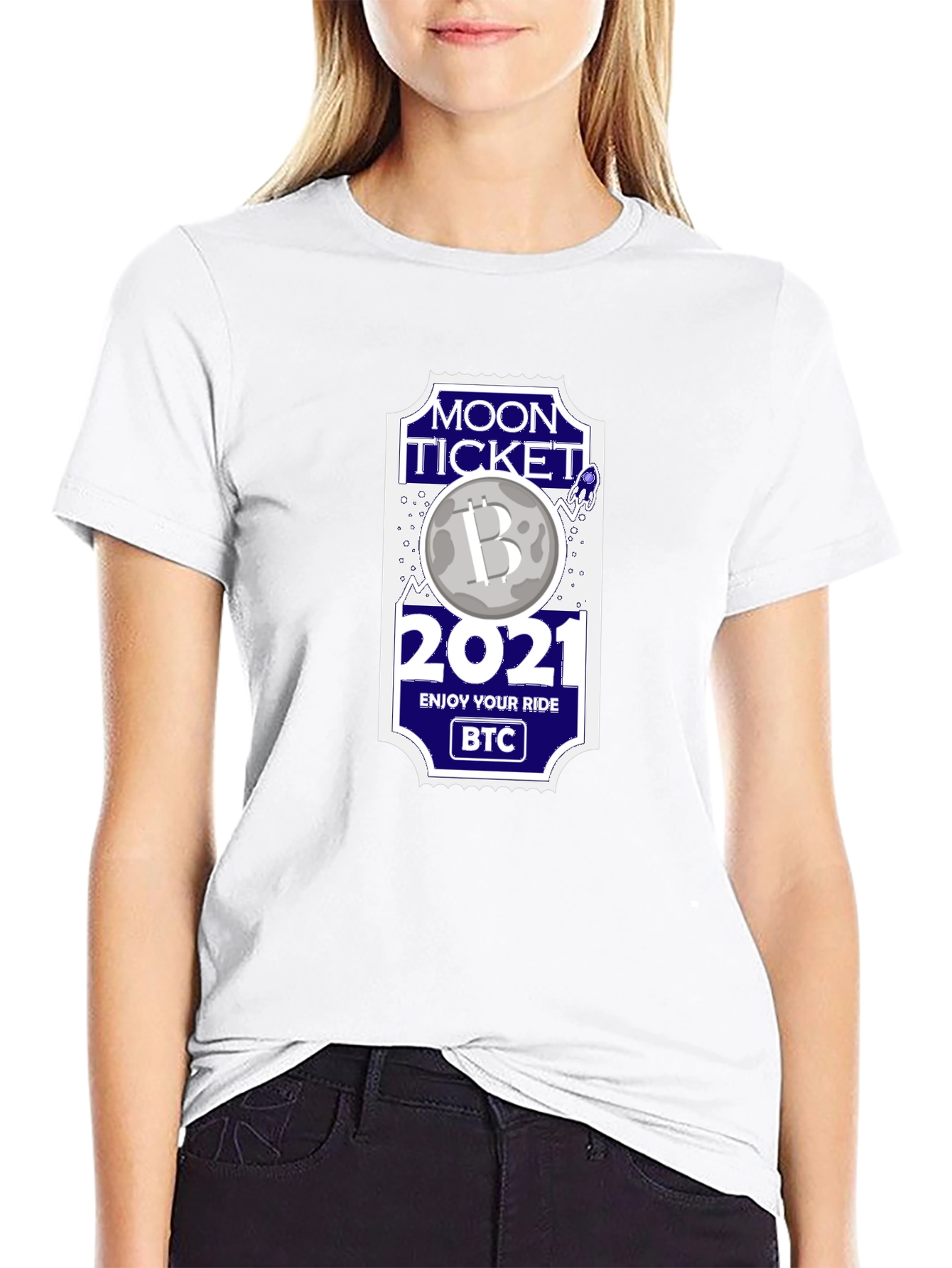 Moon Ticket 2021 BTC T-Shirt