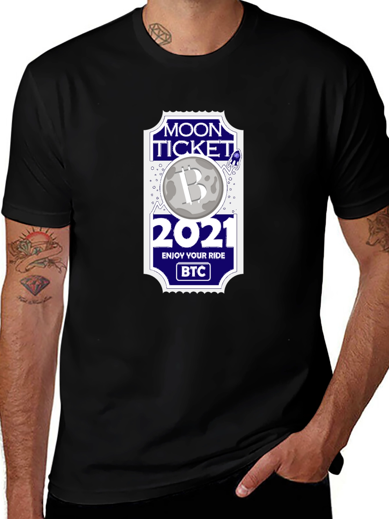 Moon Ticket 2021 BTC T-Shirt