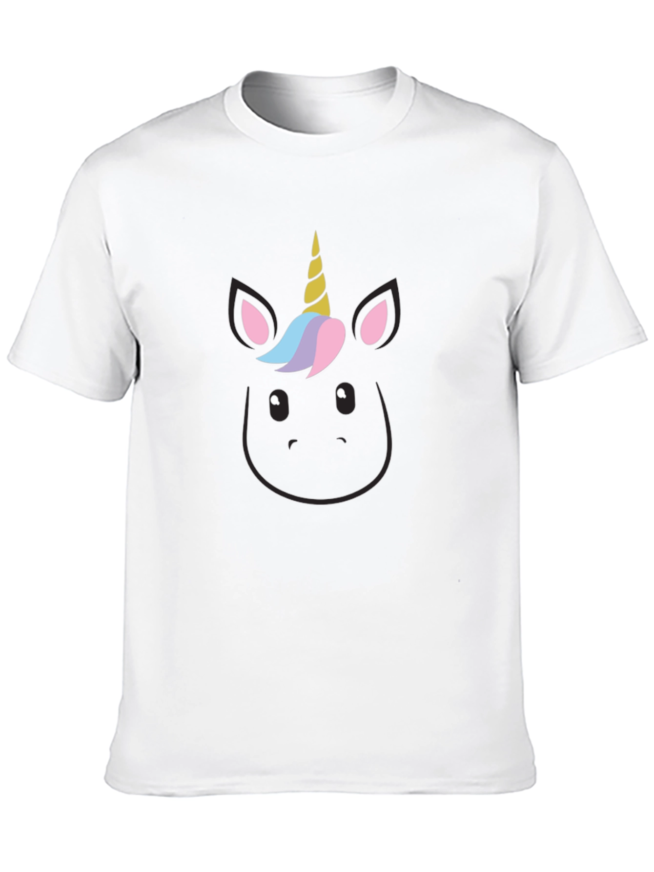 Unicorn Graphic Black T-Shirt