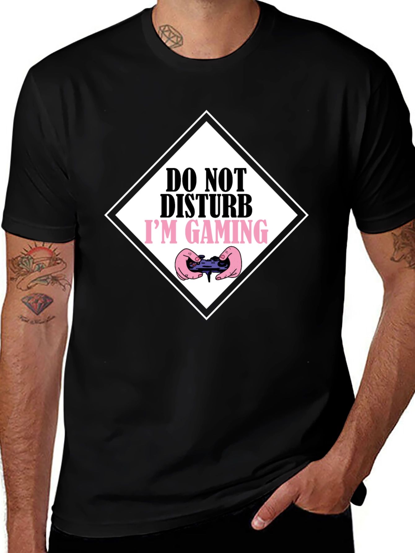 Do Not Disturb Gaming Black T-Shirt