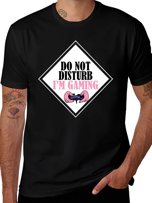 Do Not Disturb Gaming Black T-Shirt