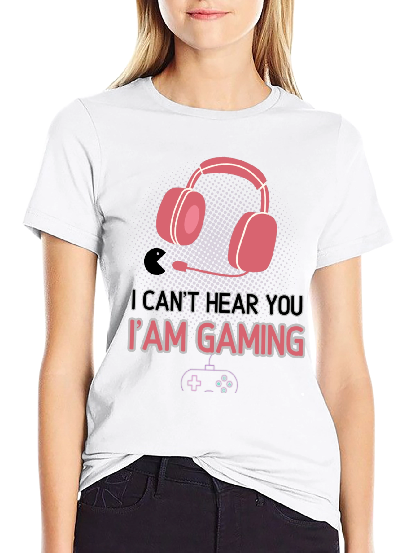 Gamer T-Shirt - Cant Hear You Im Gaming