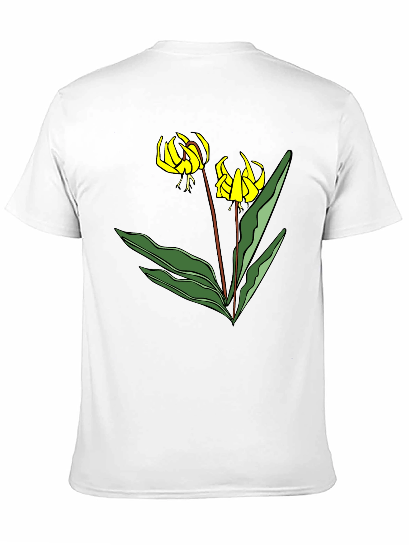 Trout Lily Graphic T-Shirt - Black
