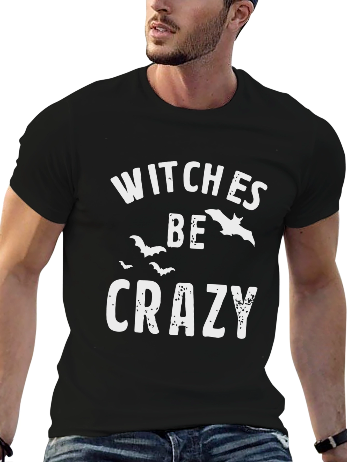Witches Be Crazy Halloween Graphic T-Shirt
