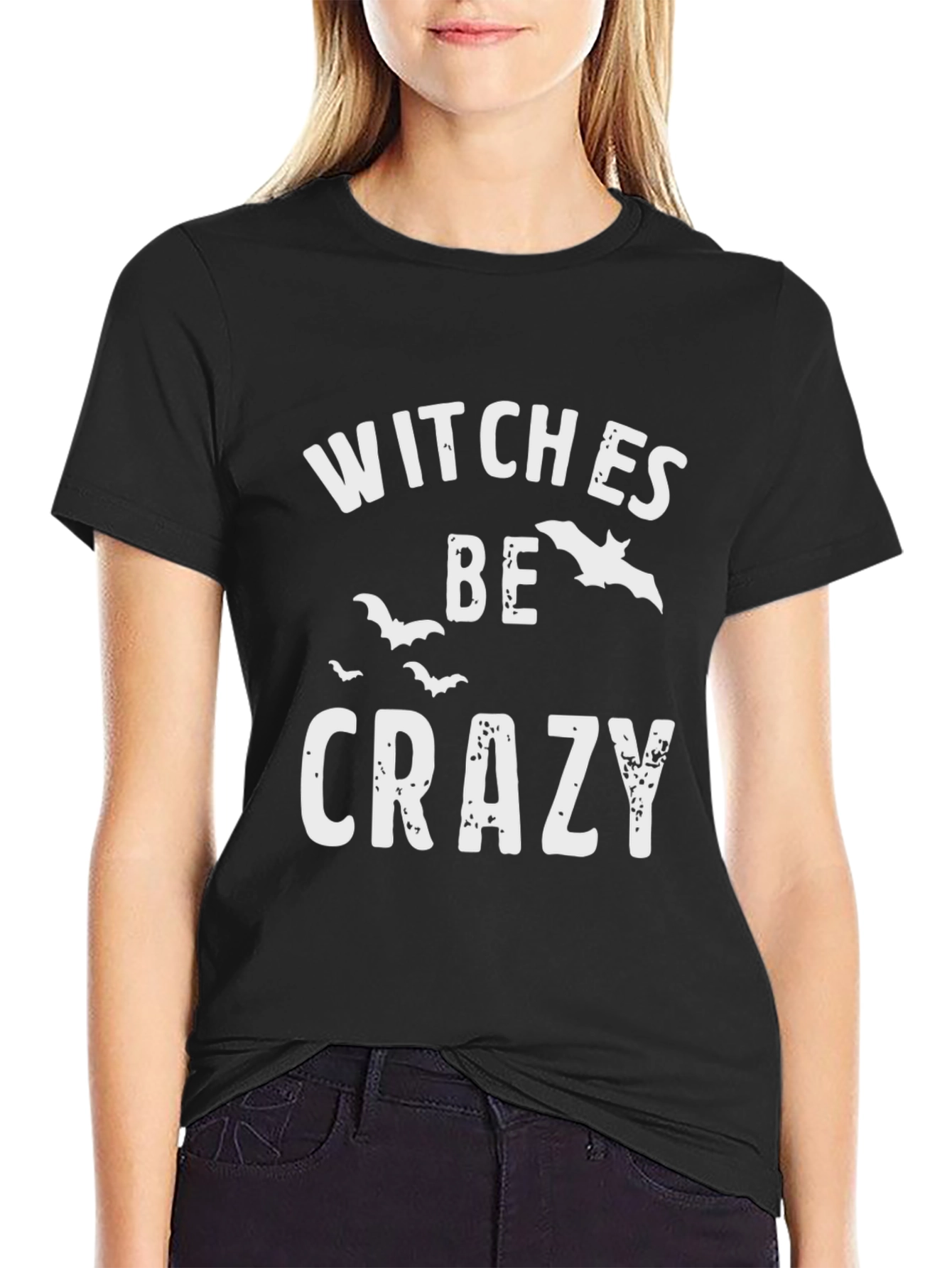 Witches Be Crazy Halloween Graphic T-Shirt