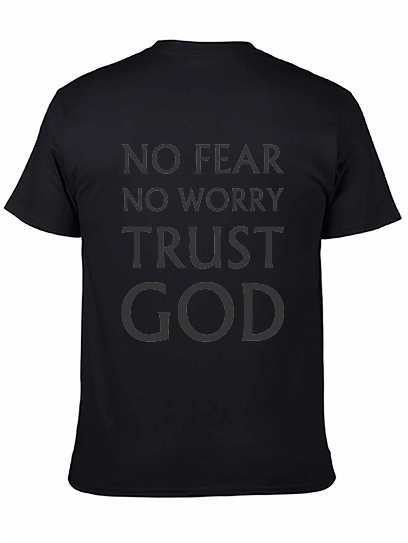 Trust God Black Graphic Tee