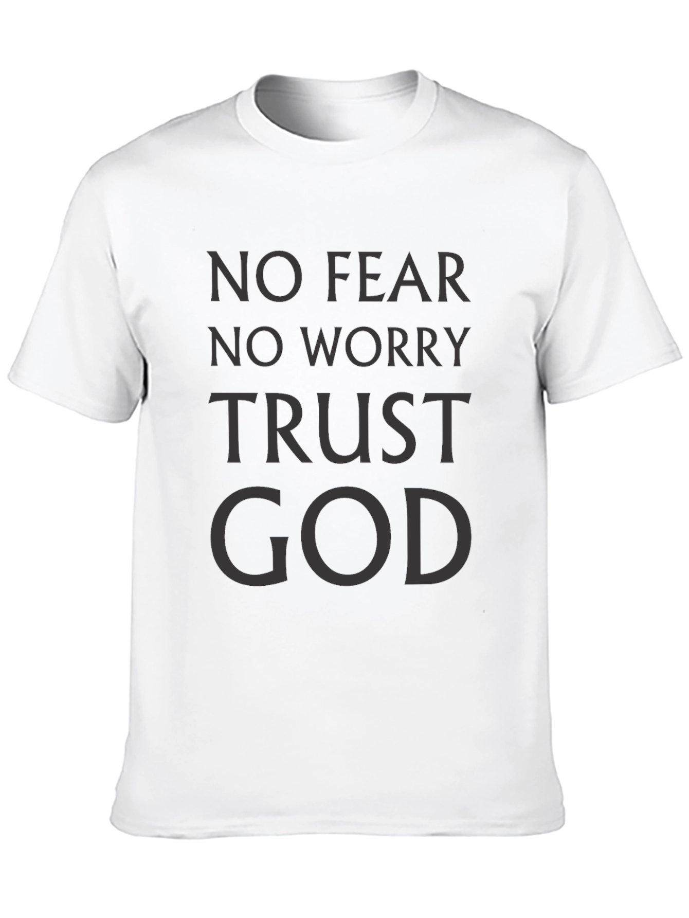 Trust God Black Graphic Tee