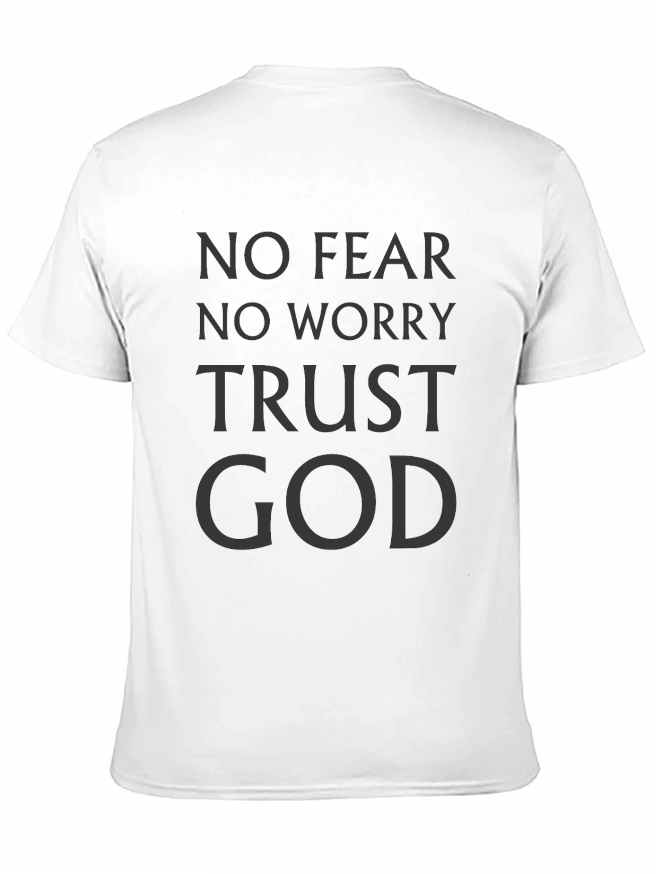 Trust God Black Graphic Tee