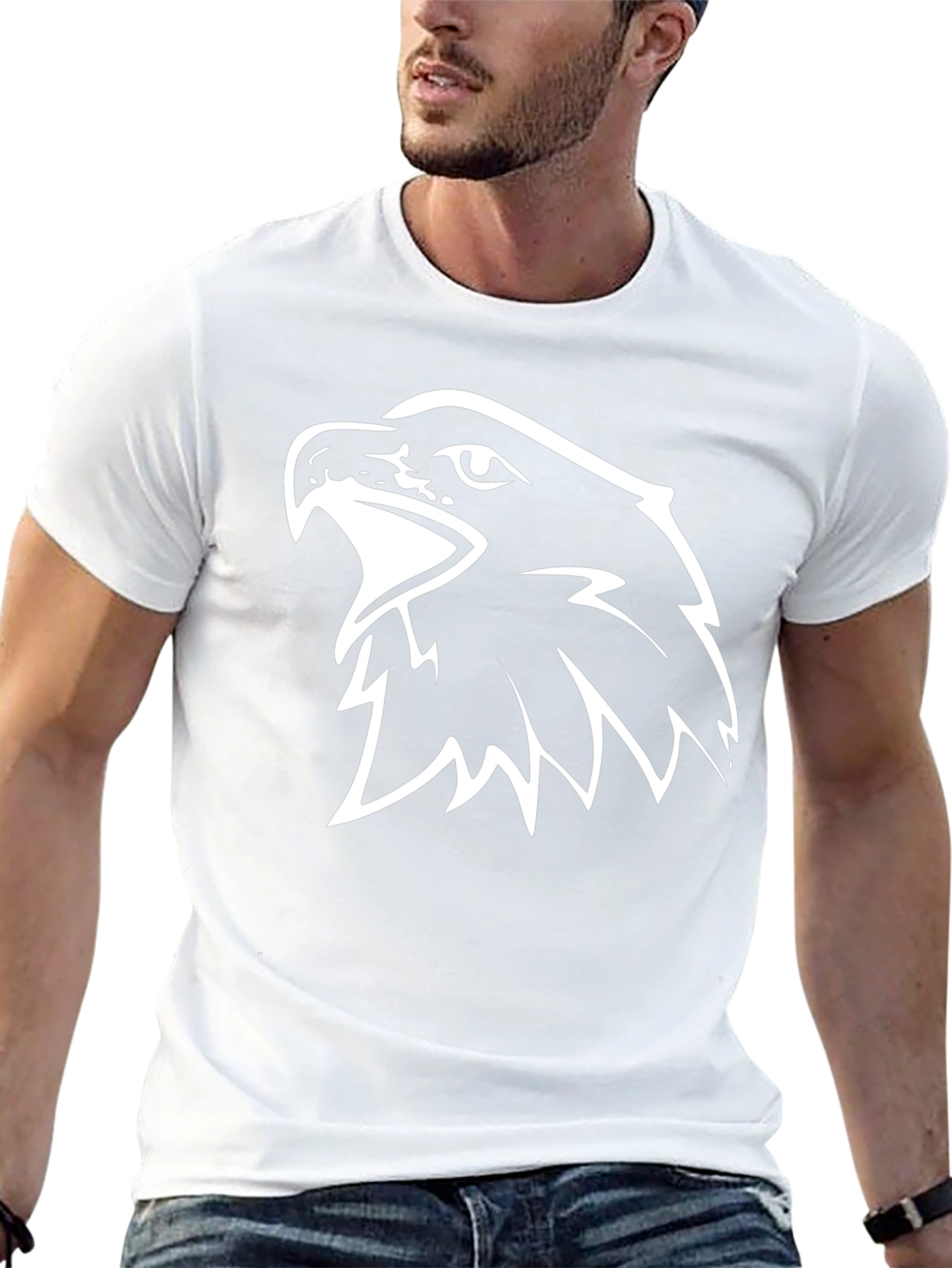 Eagle Graphic Tee - Cool Bird T-Shirt