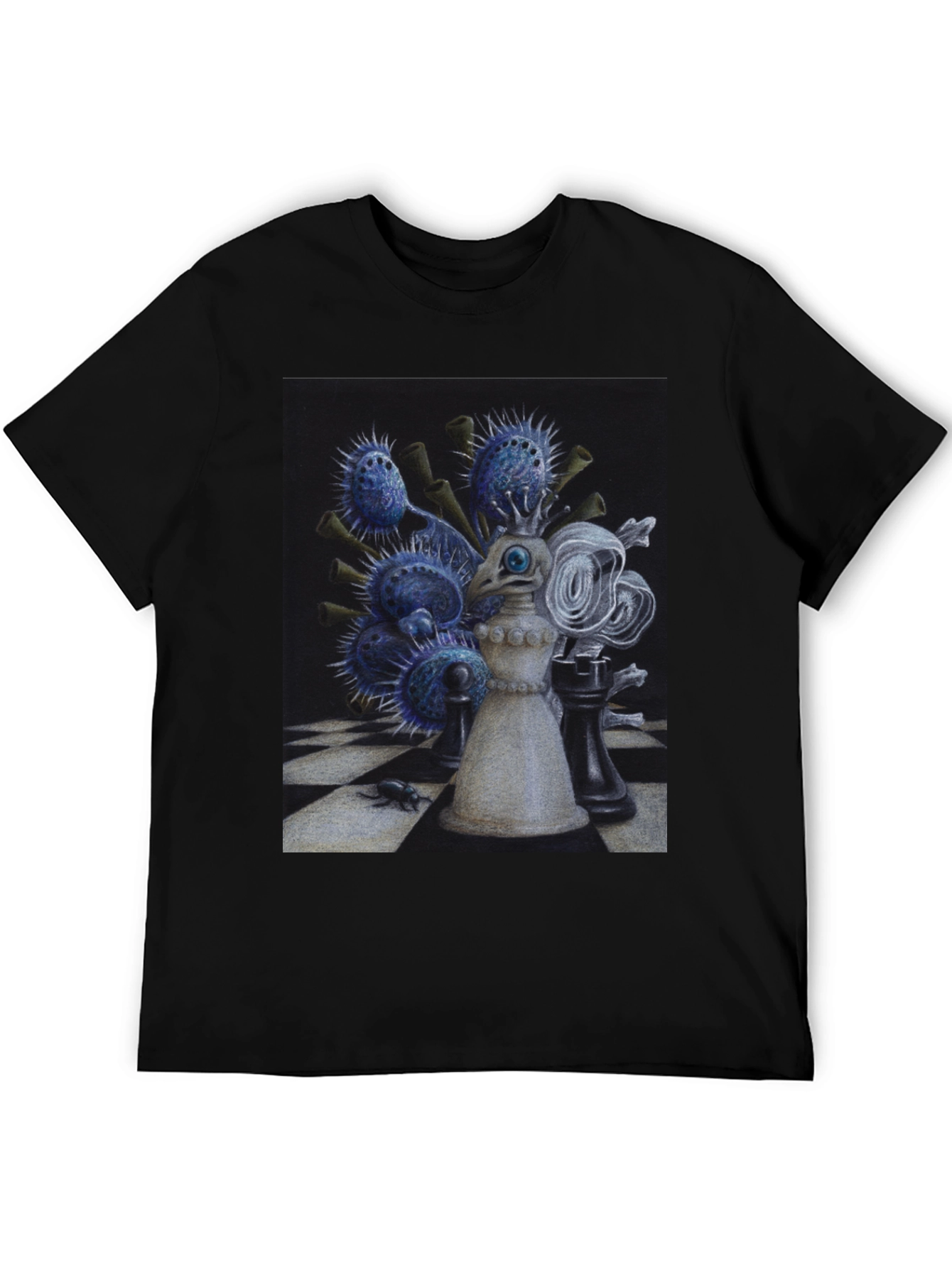 Chess Queen Graphic Tee - Unique Art T-Shirt