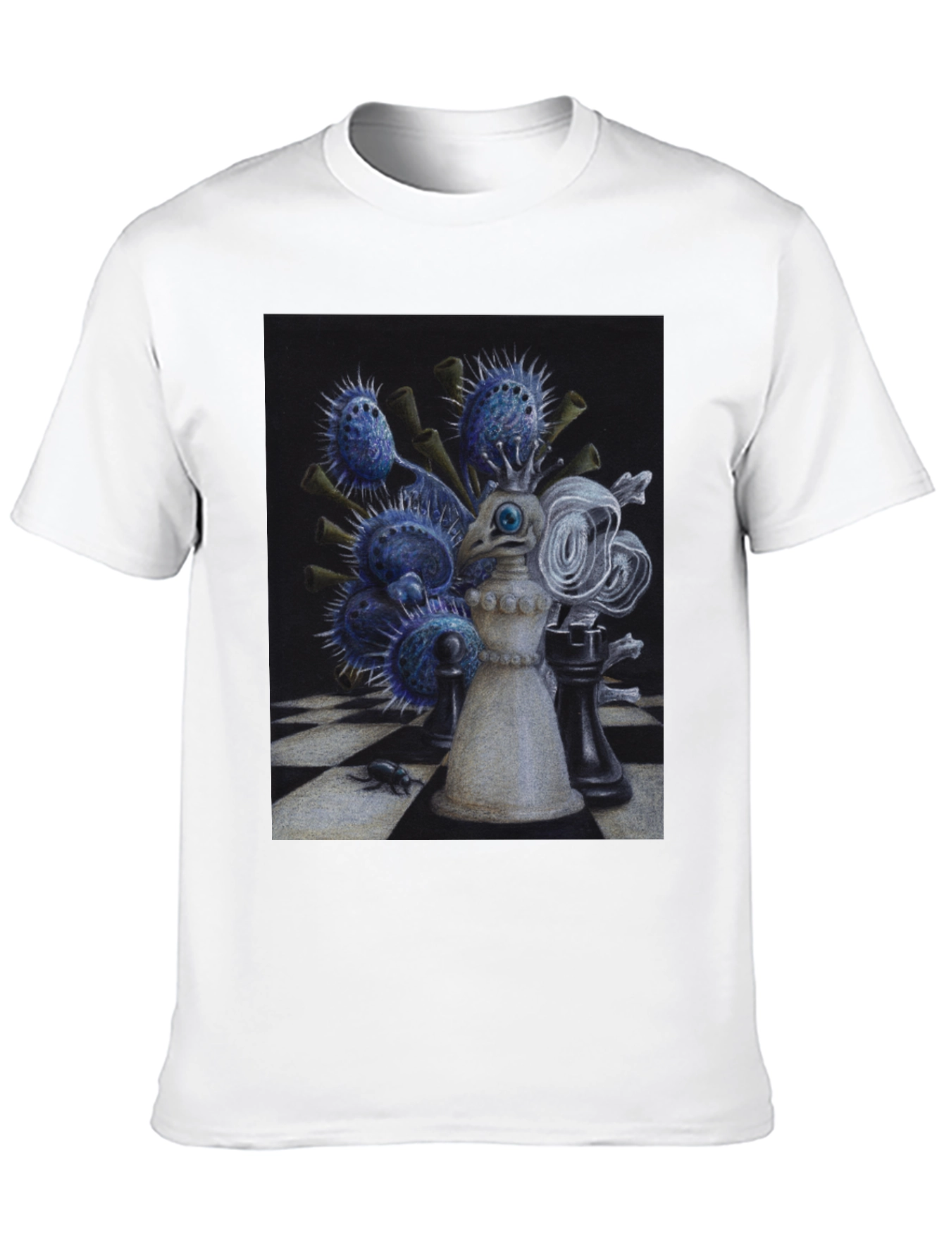 Chess Queen Graphic Tee - Unique Art T-Shirt