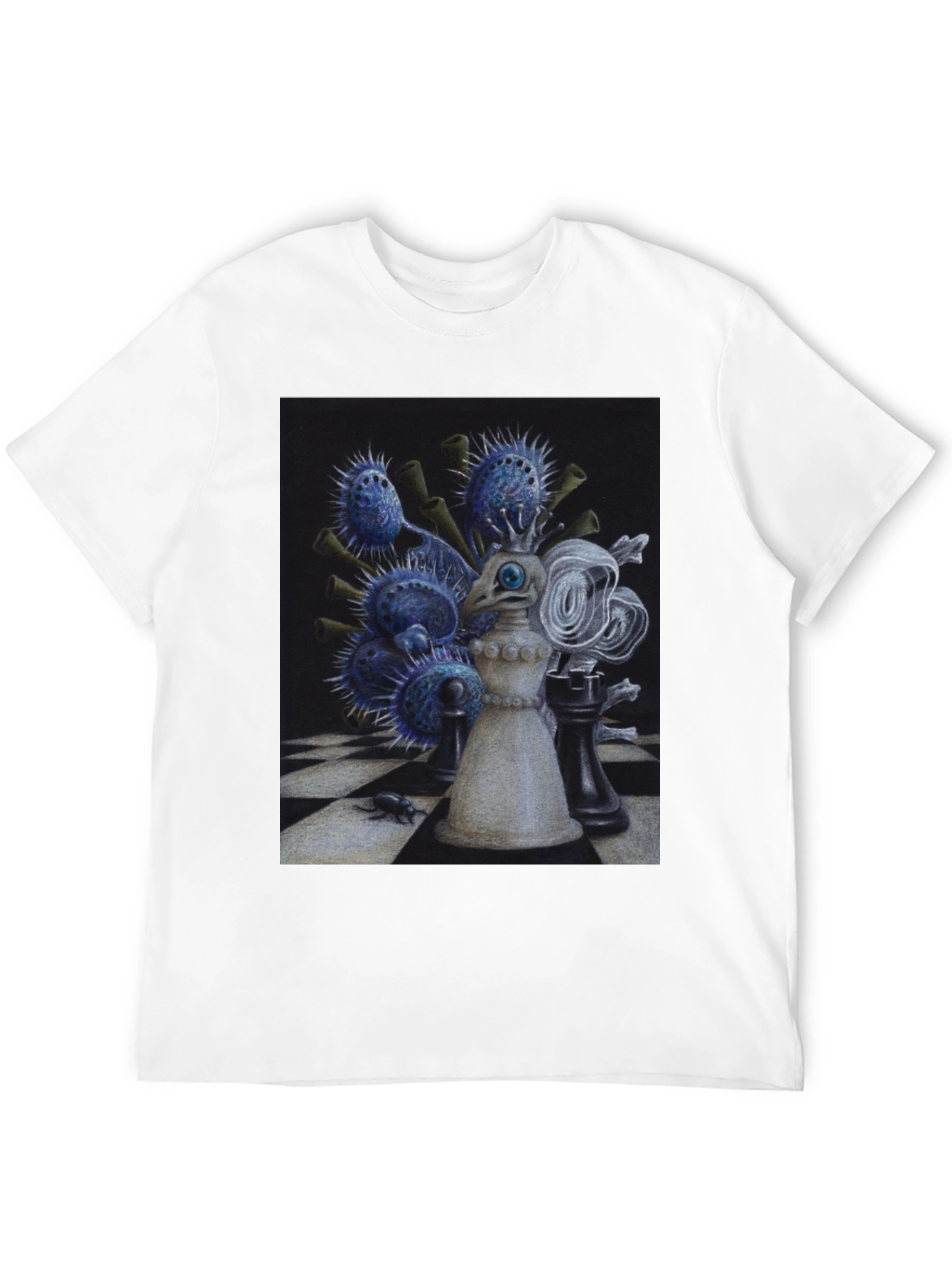 Chess Queen Graphic Tee - Unique Art T-Shirt