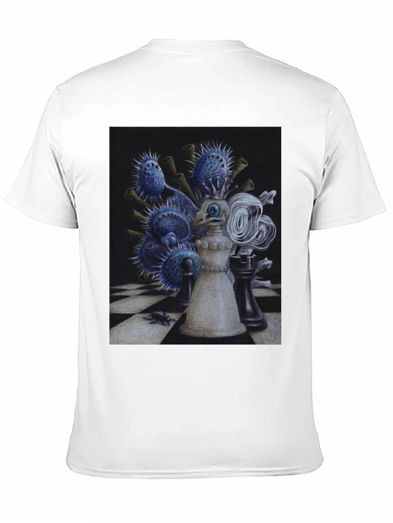 Chess Queen Graphic Tee - Unique Art T-Shirt