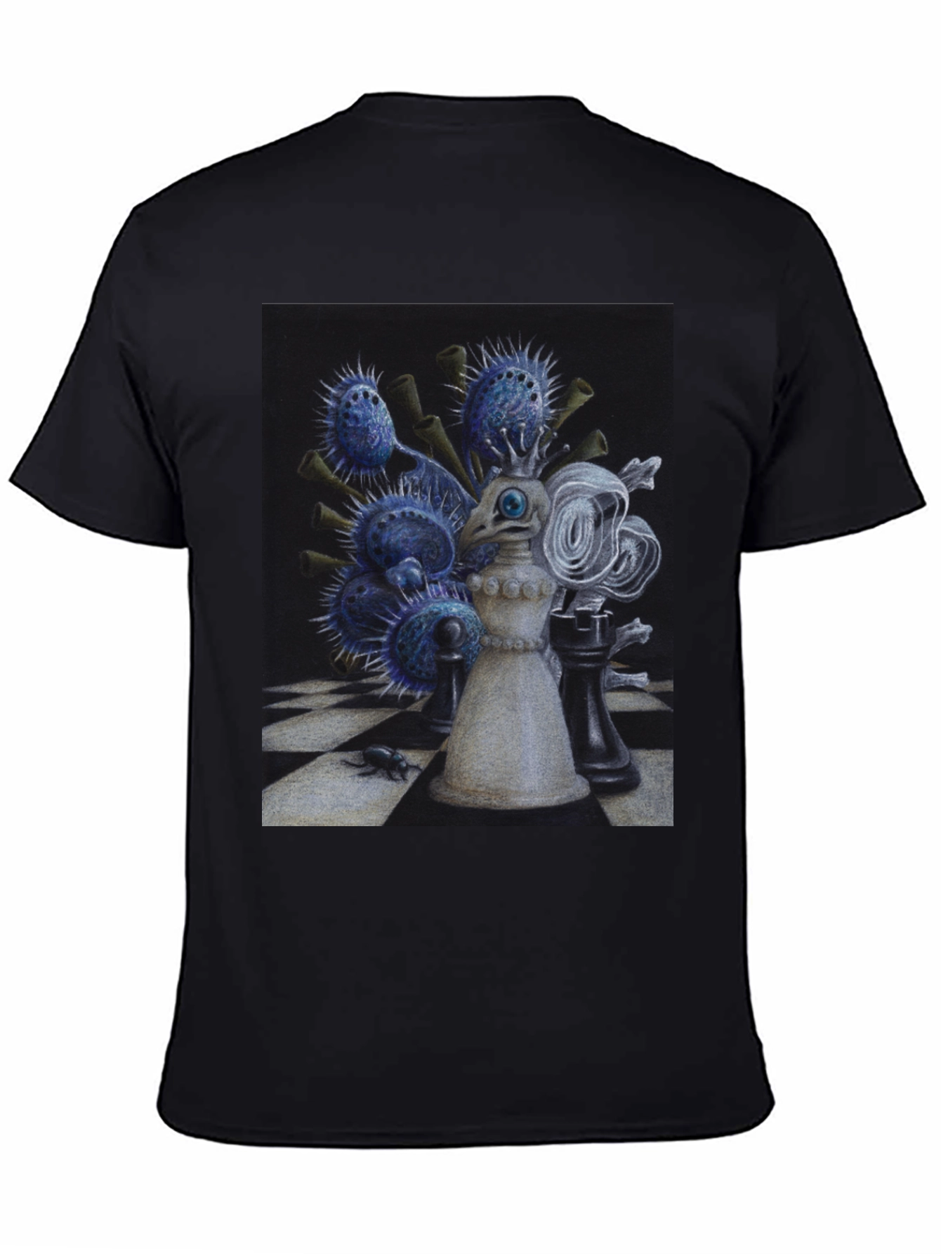 Chess Queen Graphic Tee - Unique Art T-Shirt