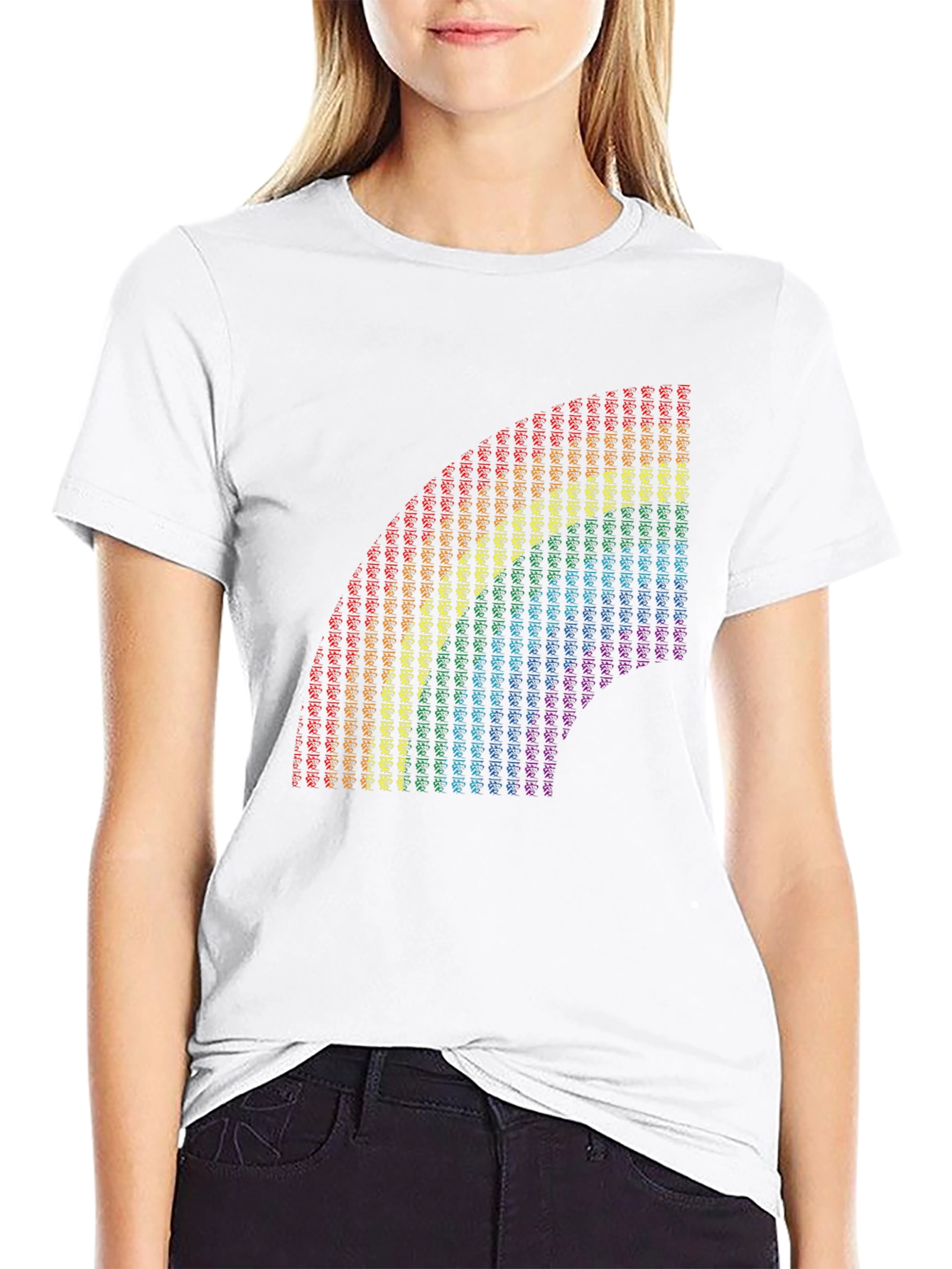 Rainbow Symbol T-Shirt - Black Pride Tee