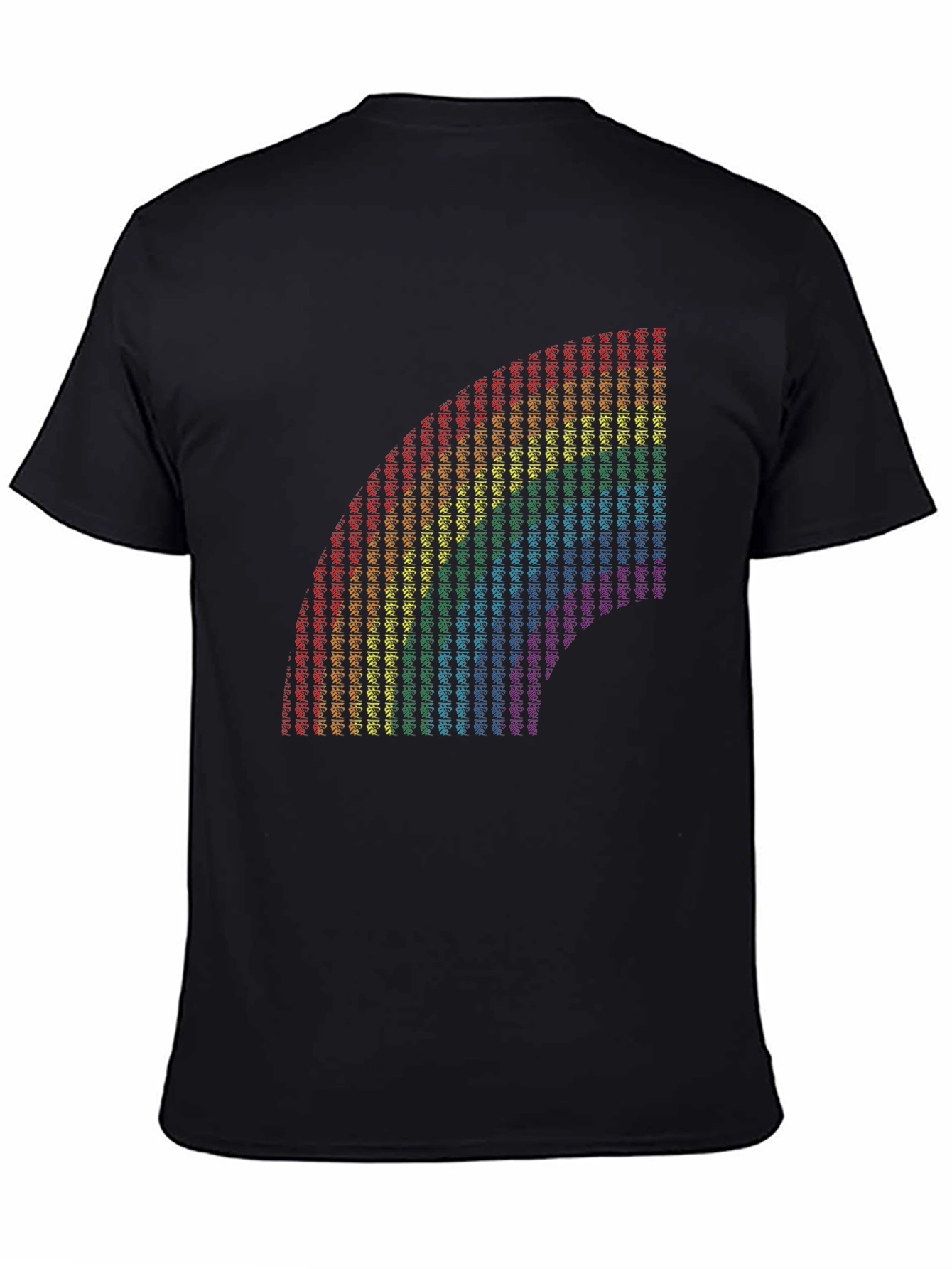 Rainbow Symbol T-Shirt - Black Pride Tee