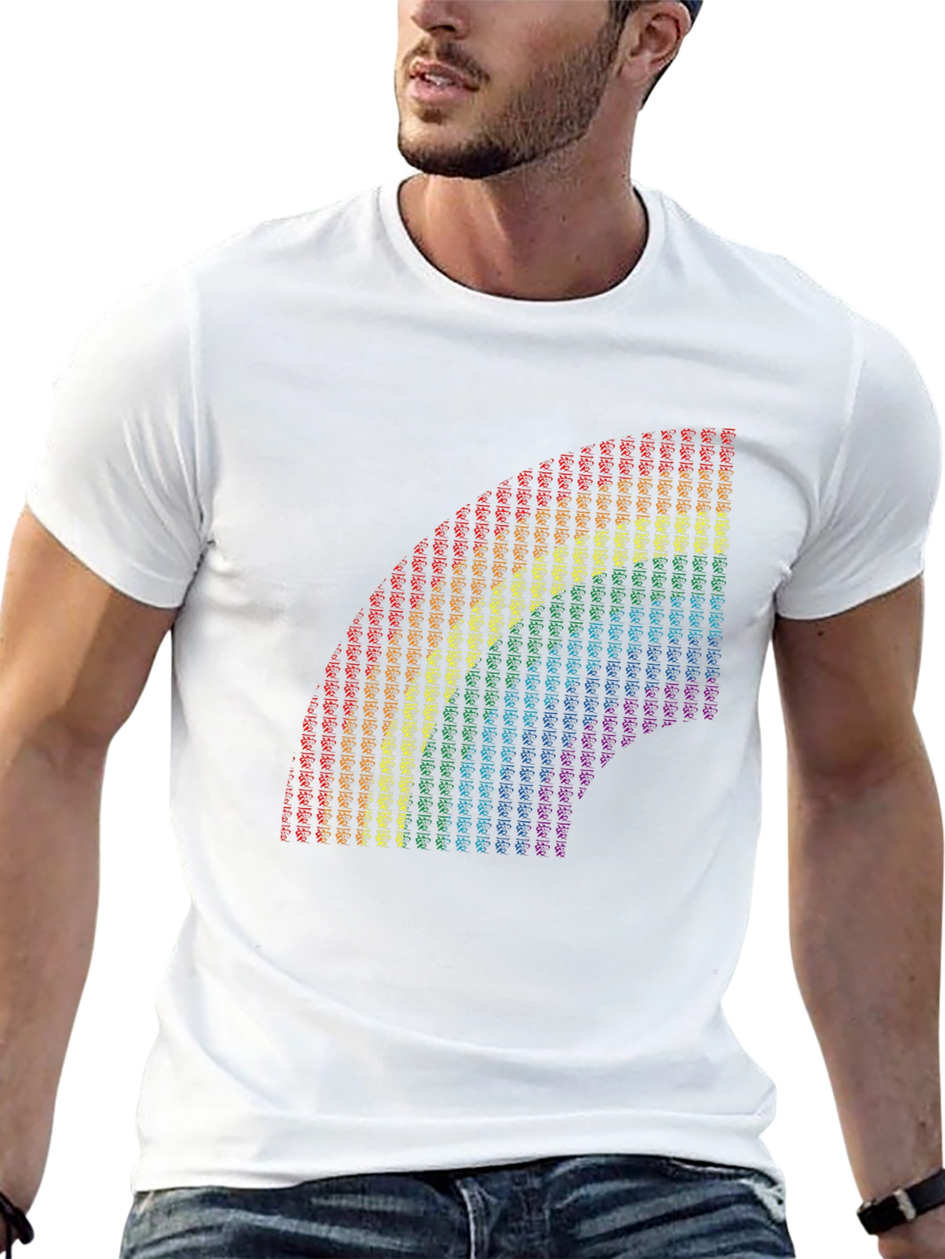 Rainbow Symbol T-Shirt - Black Pride Tee