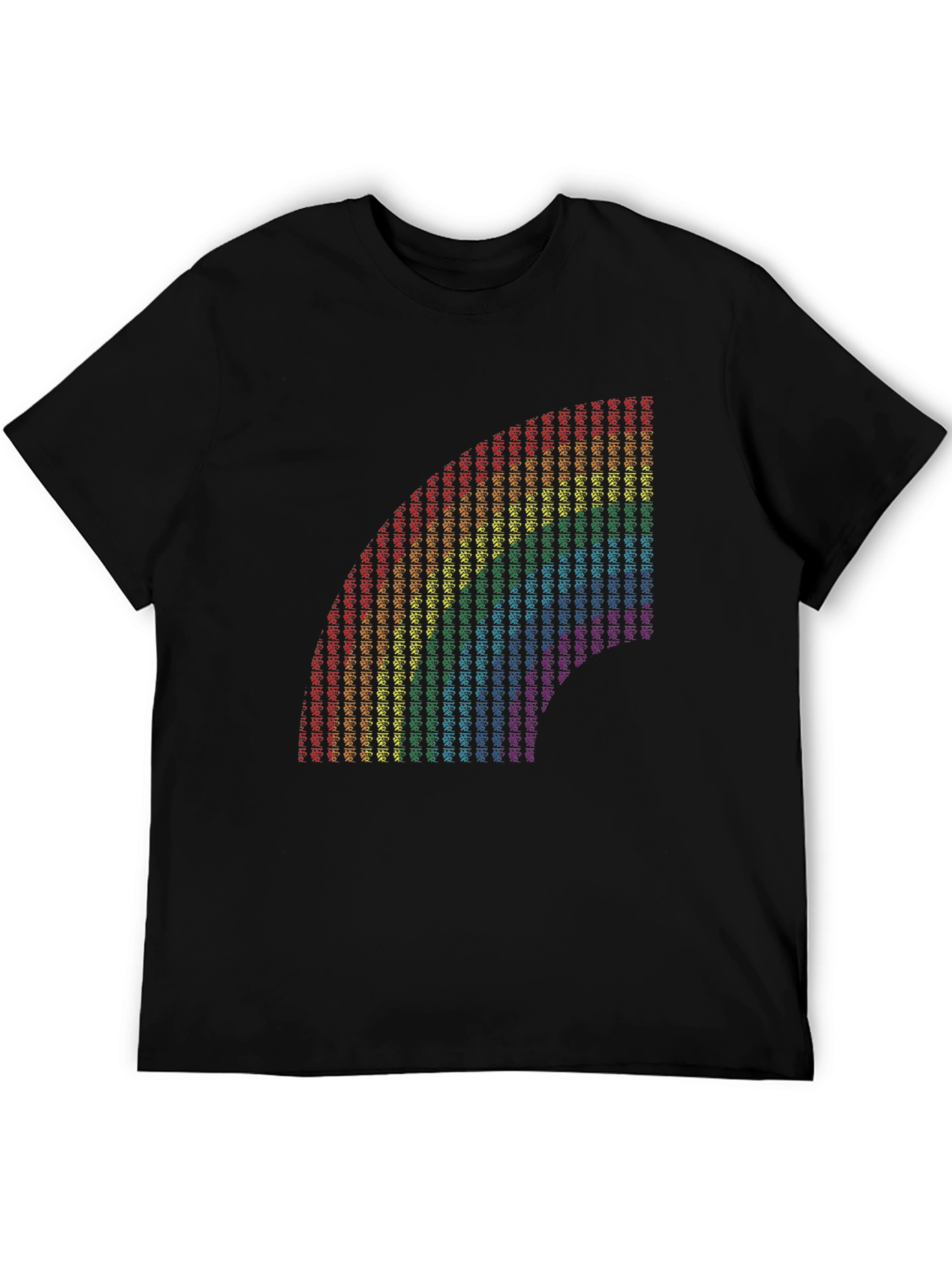 Rainbow Symbol T-Shirt - Black Pride Tee