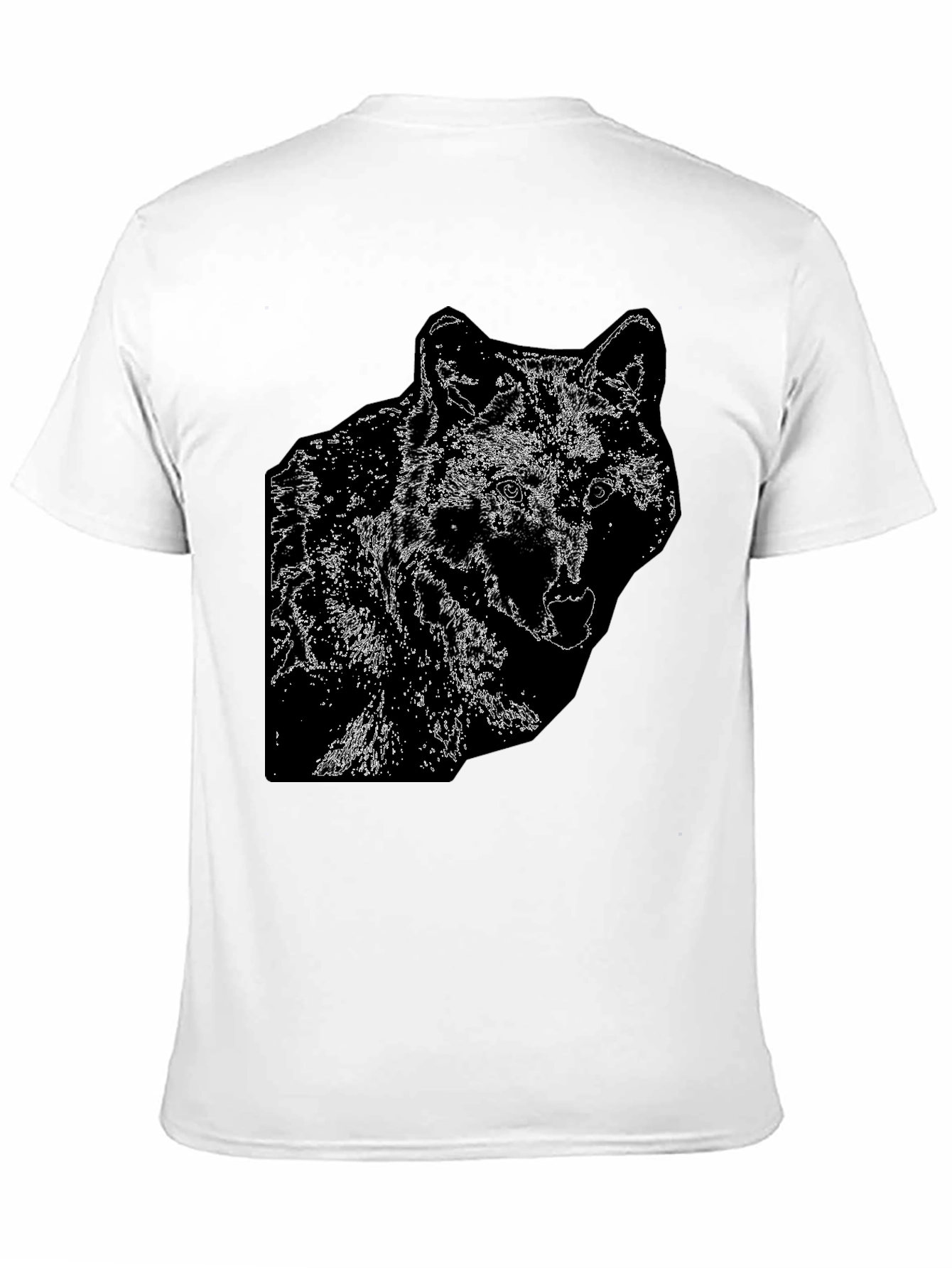 Wolf Graphic Black T-Shirt