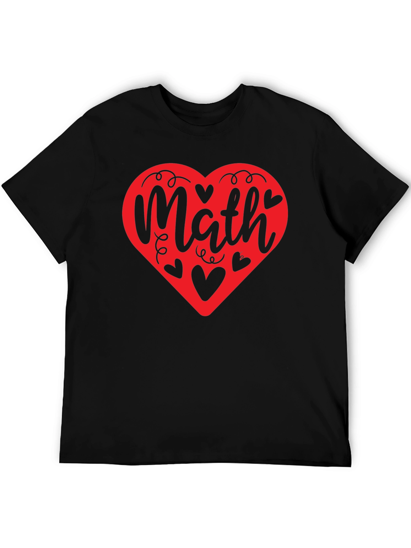 Math Heart Graphic Tee - Love Math T-Shirt