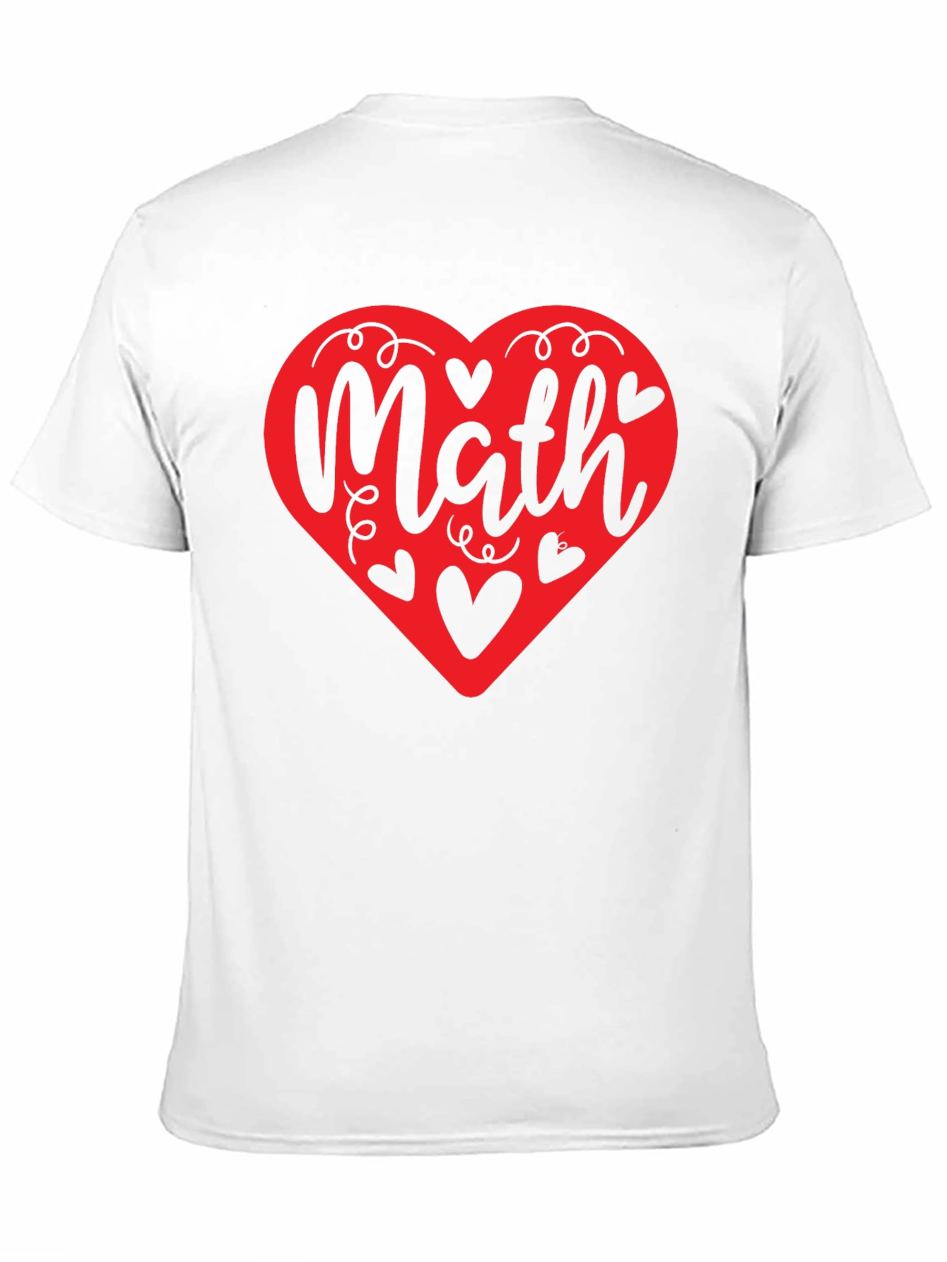 Math Heart Graphic Tee - Love Math T-Shirt