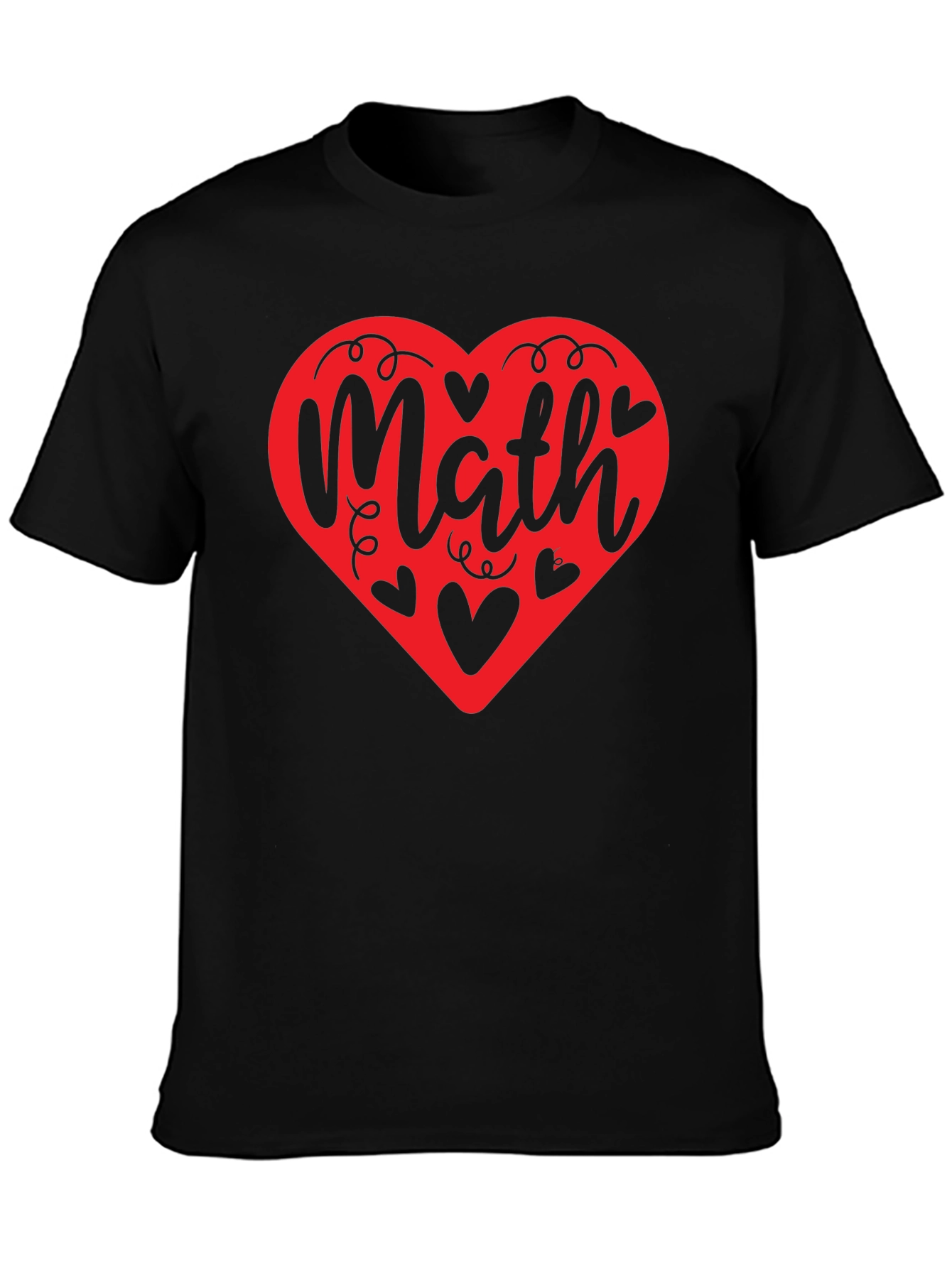 Math Heart Graphic Tee - Love Math T-Shirt