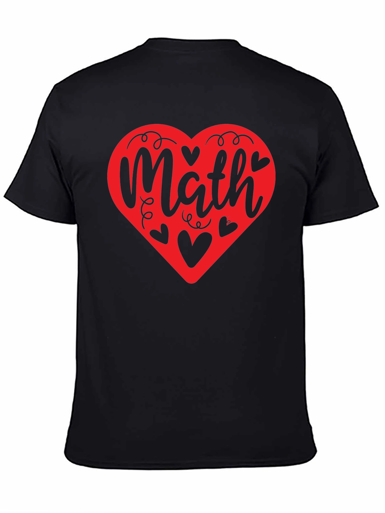 Math Heart Graphic Tee - Love Math T-Shirt